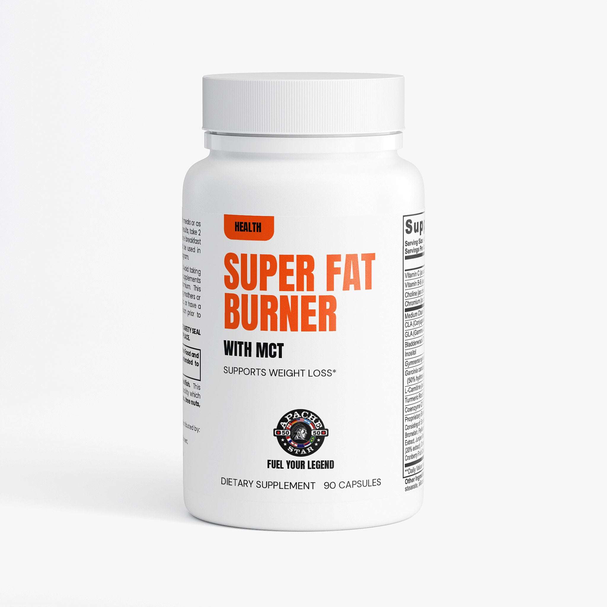 APACHE STAR Super Fat Burner With MCT - 90 Capsules