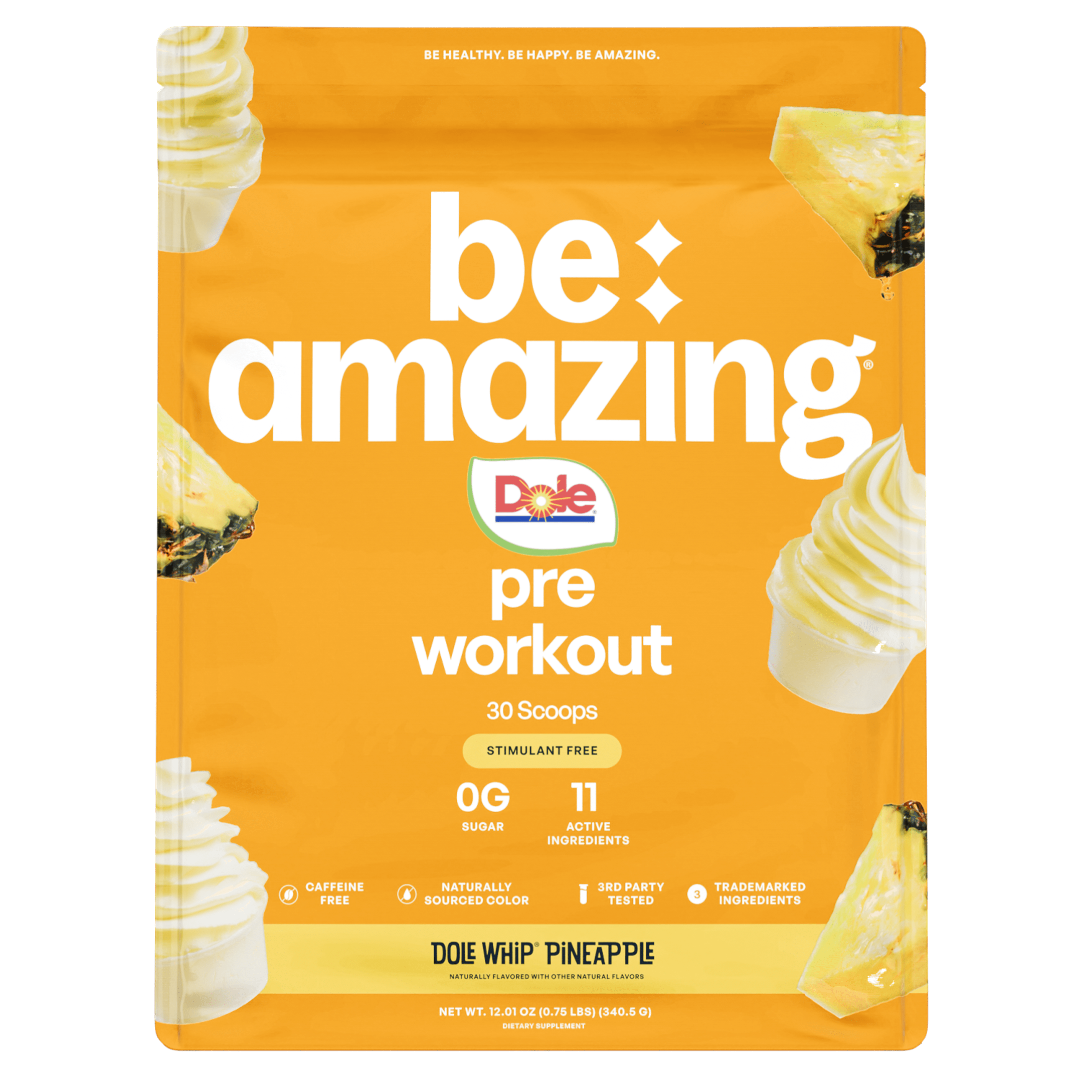 be amazing Pre-Workout - 10 Flavors