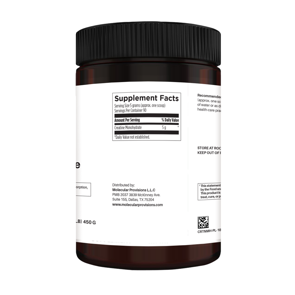 MOLECULAR PROVISIONS Creatine Monohydrate Powder - Unflavored