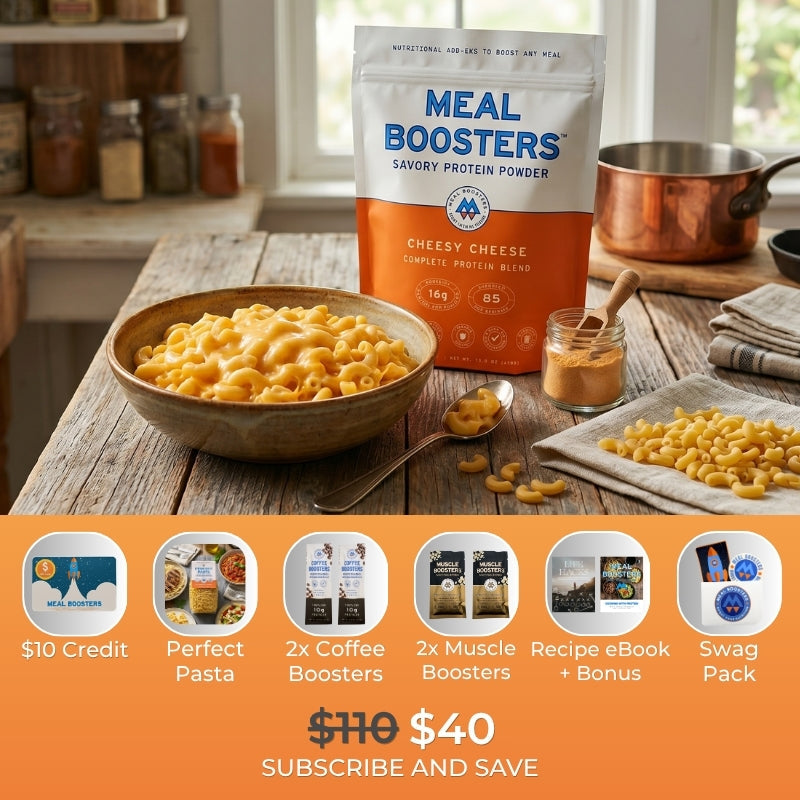 MEAL BOOSTERS Collagen + Protein Powder - Cheesy Cheese