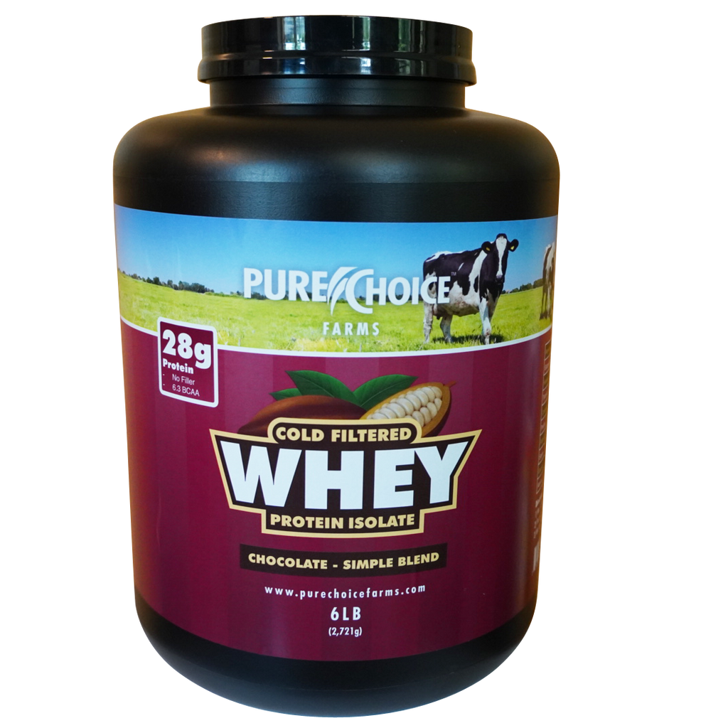 PURE CHOICE Whey Protein Isolate Powder - Chocolate