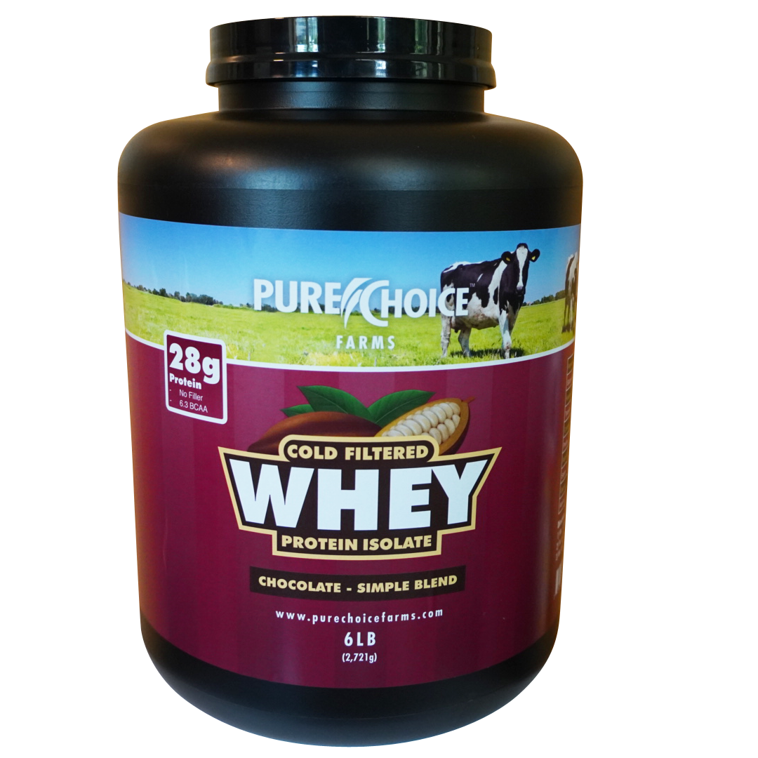 PURE CHOICE Whey Protein Isolate Powder - Chocolate