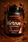 VIRTRUE Whey Protein Isolate Powder - Chocolate Milkshake