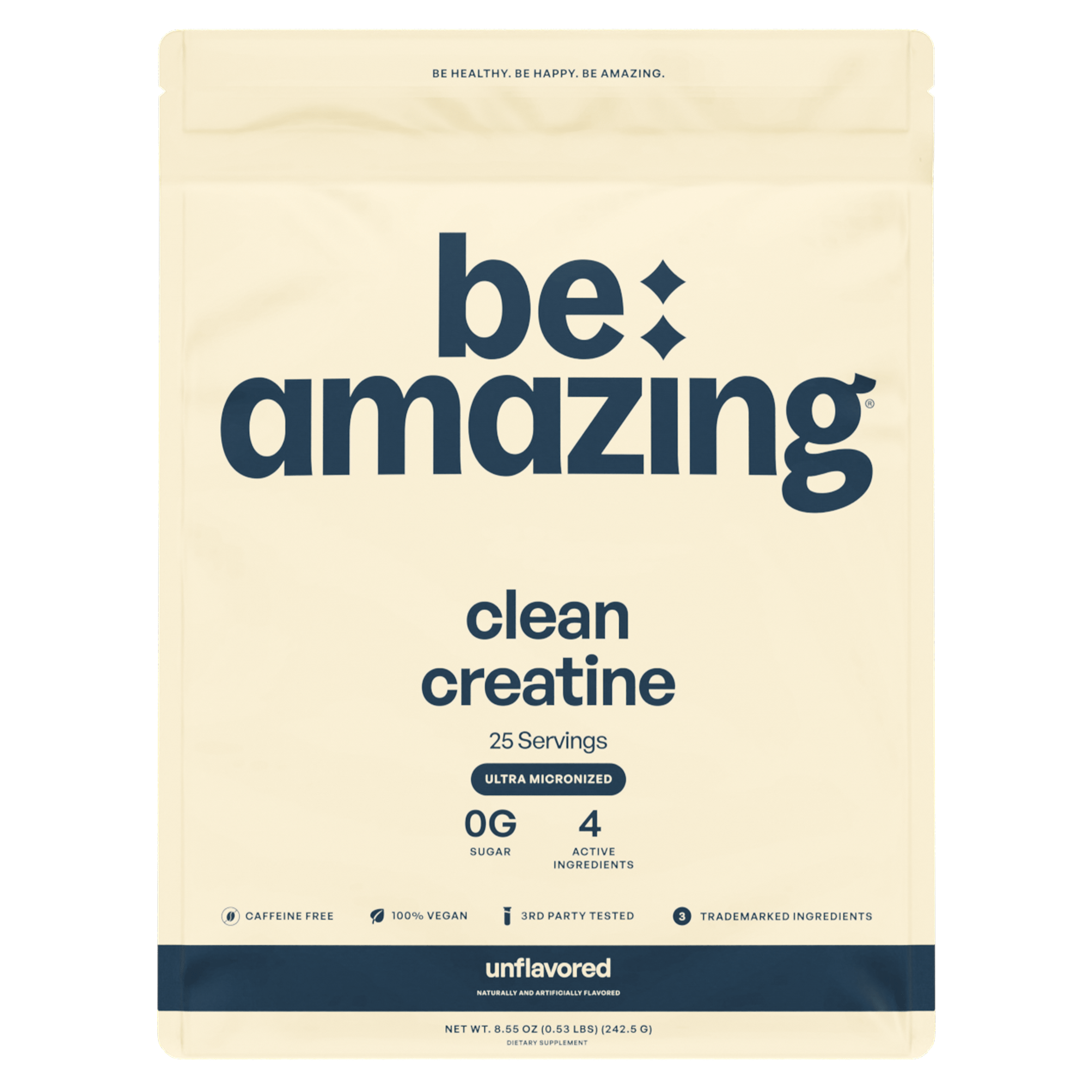 be amazing Clean Creatine Powder - 3 Flavors
