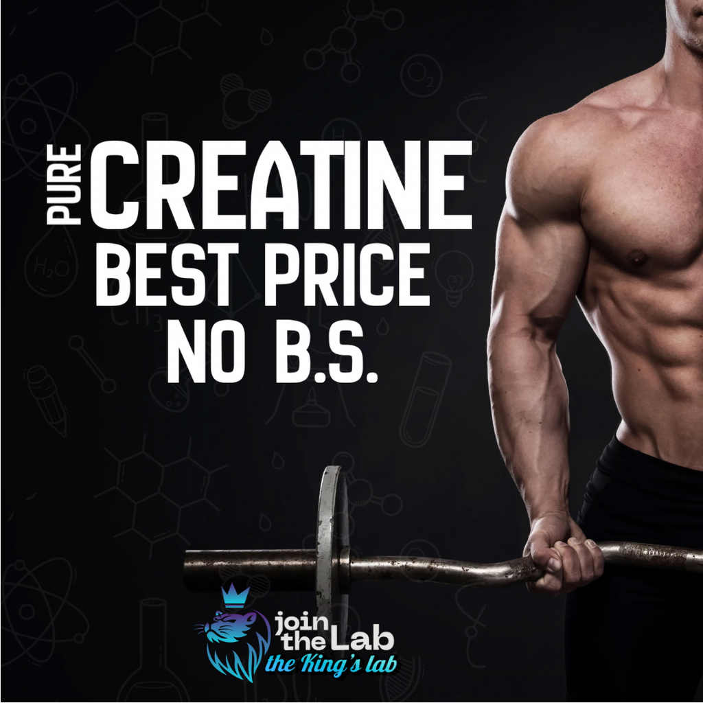 THE KING'S LAB Micronized Creatine Monohydrate Powder – Unflavored