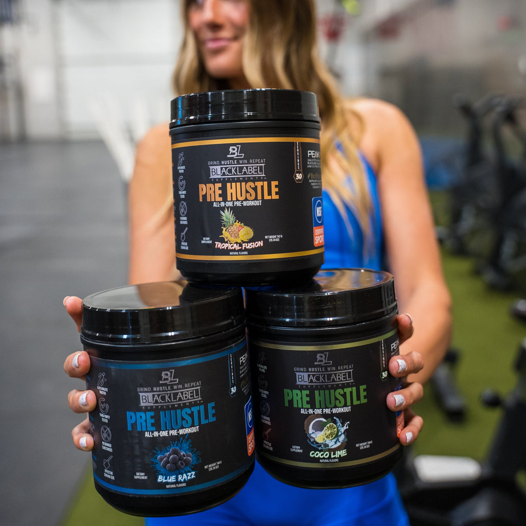 BLACKLABEL Pre Hustle ALL-IN-ONE Pre-Workout - 3 Flavors