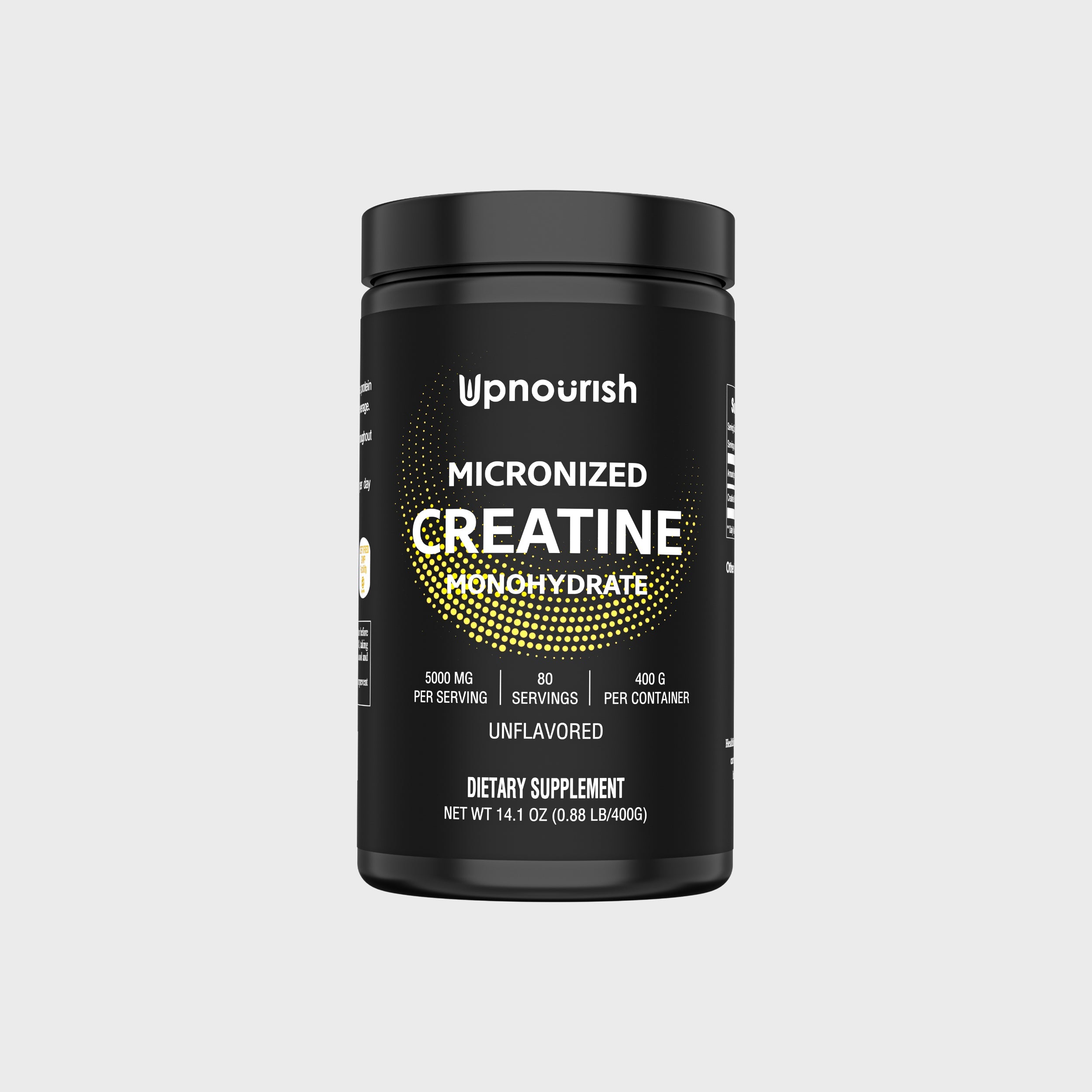 UPNOURISH Micronized Creatine Monohydrate Powder - Unflavored
