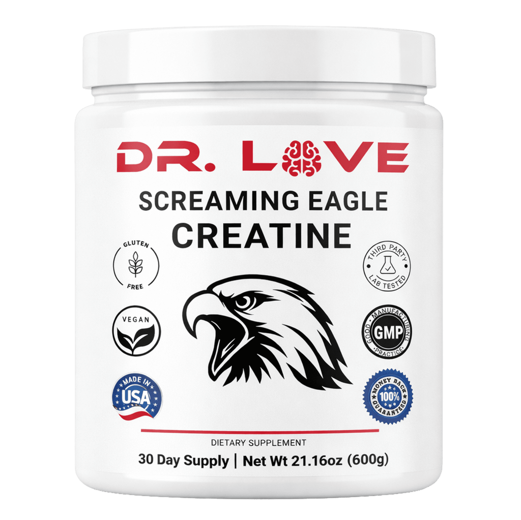 DR. LOVE'S Screaming Eagle Creatine Monohydrate Powder - Unflavored