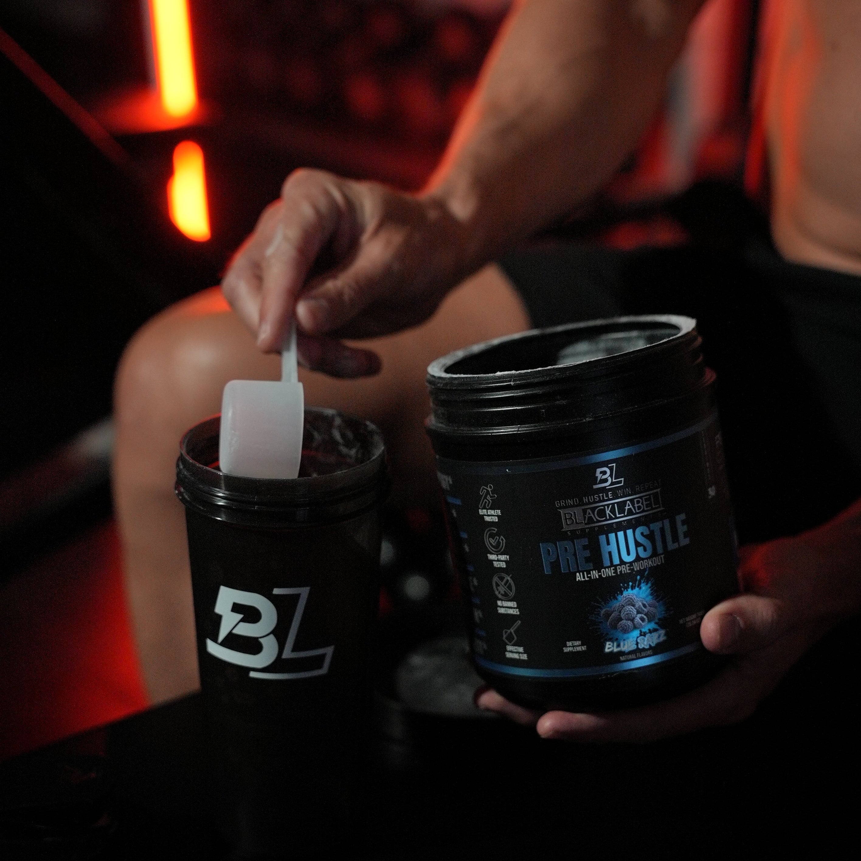 BLACKLABEL Pre Hustle ALL-IN-ONE Pre-Workout - 3 Flavors