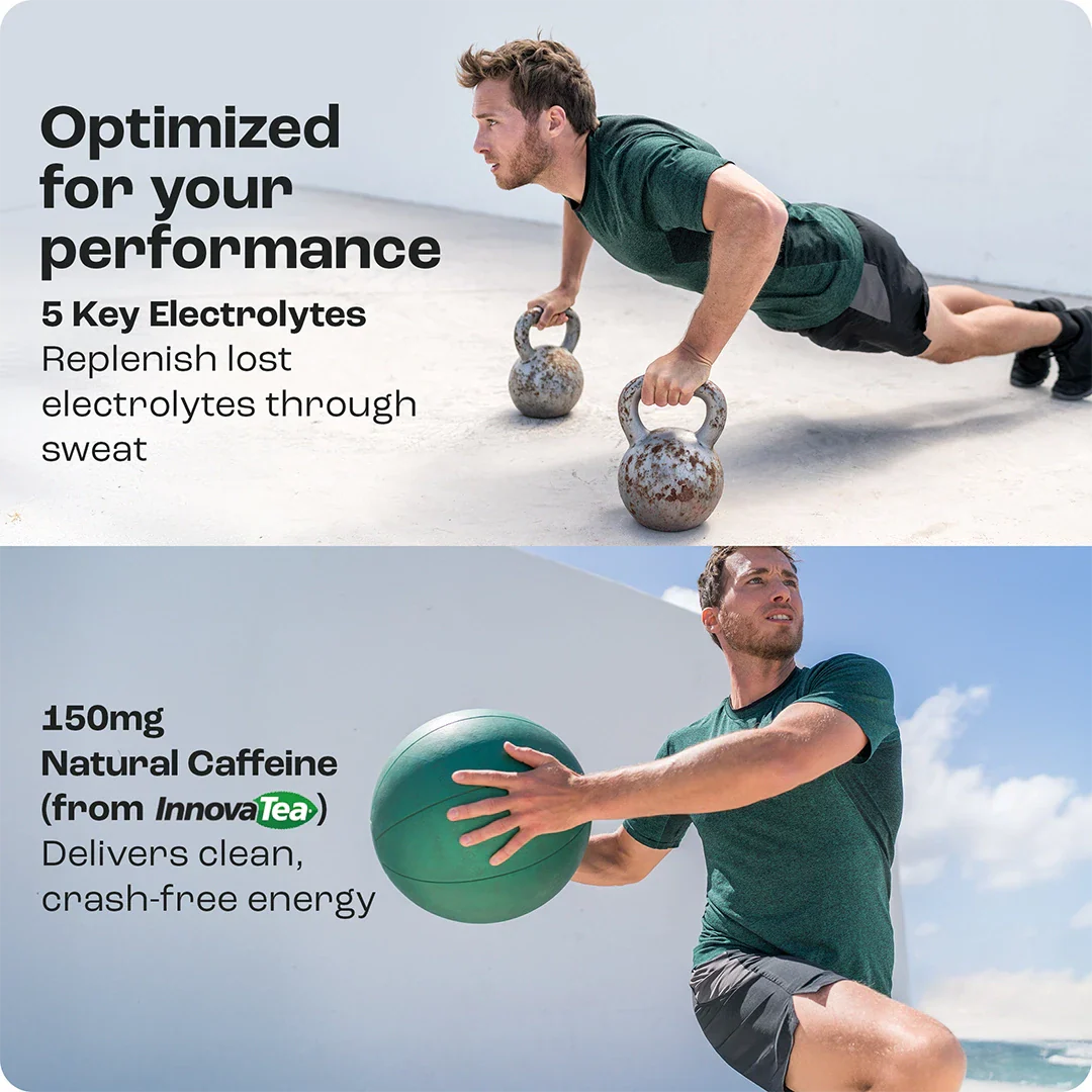 KEY NUTRIENTS Pre-Workout with Electrolytes - Blue Raspberry