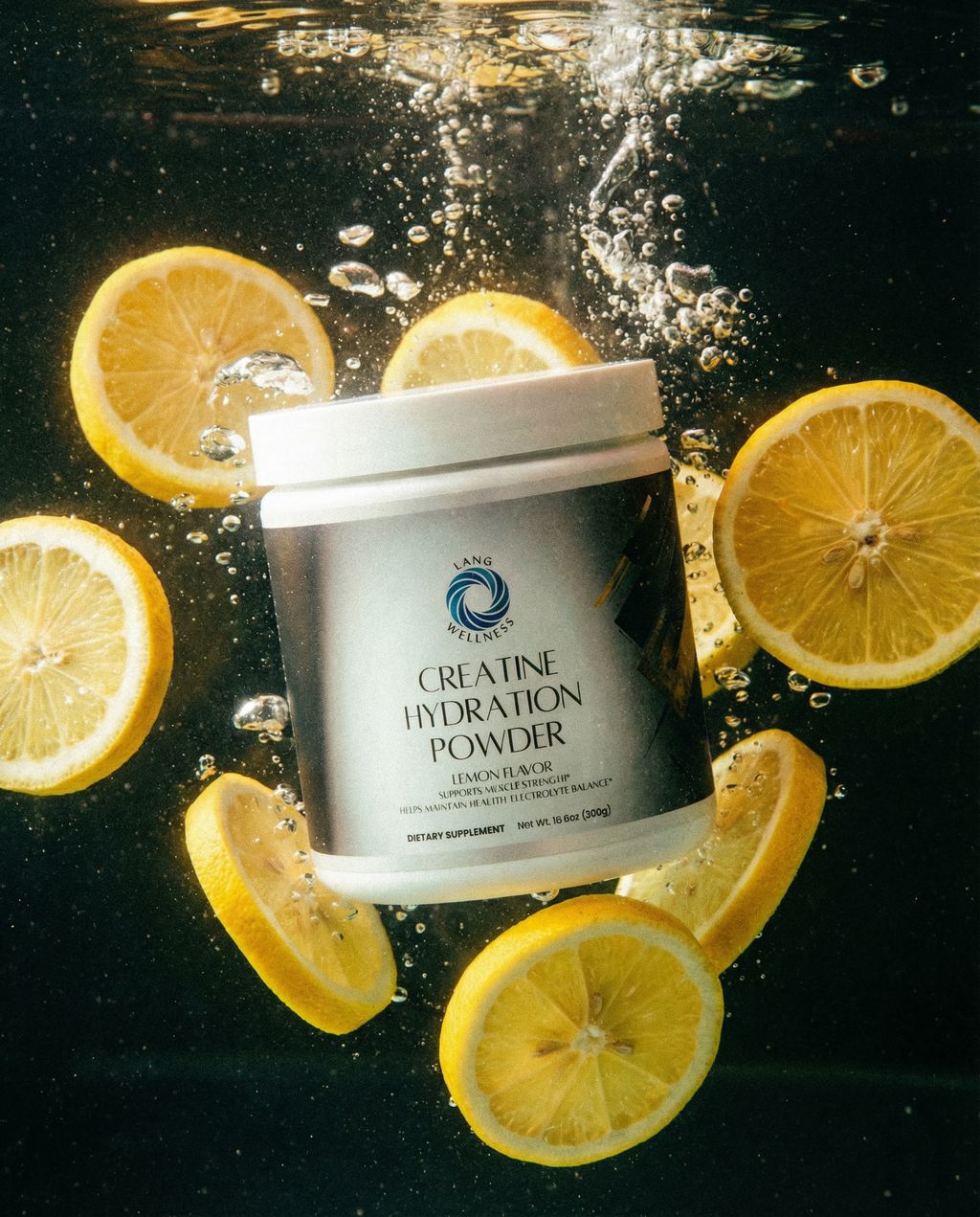 LANG WELLNESS Creatine Hydration Powder - Lemon