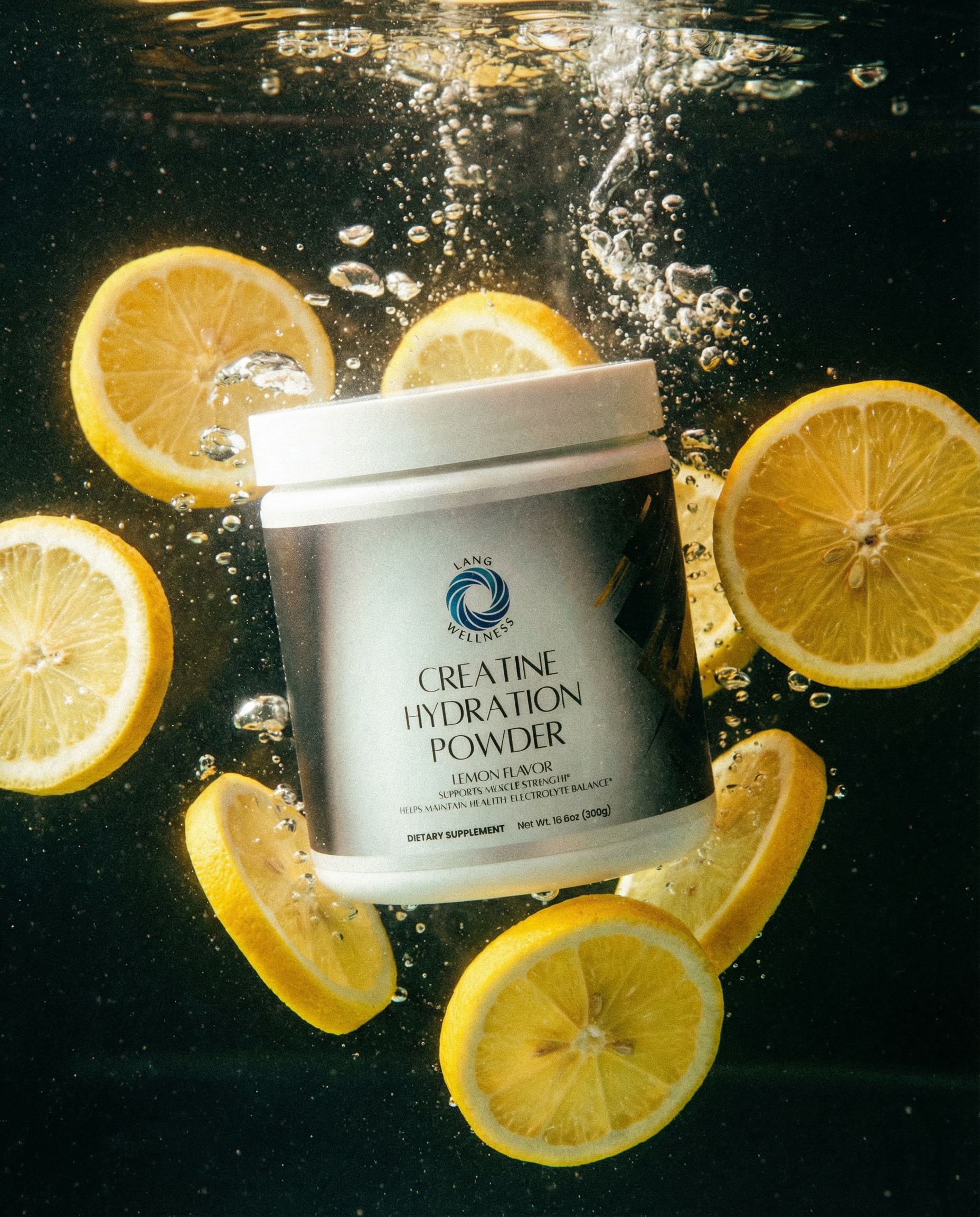 LANG WELLNESS Creatine Hydration Powder - Lemon