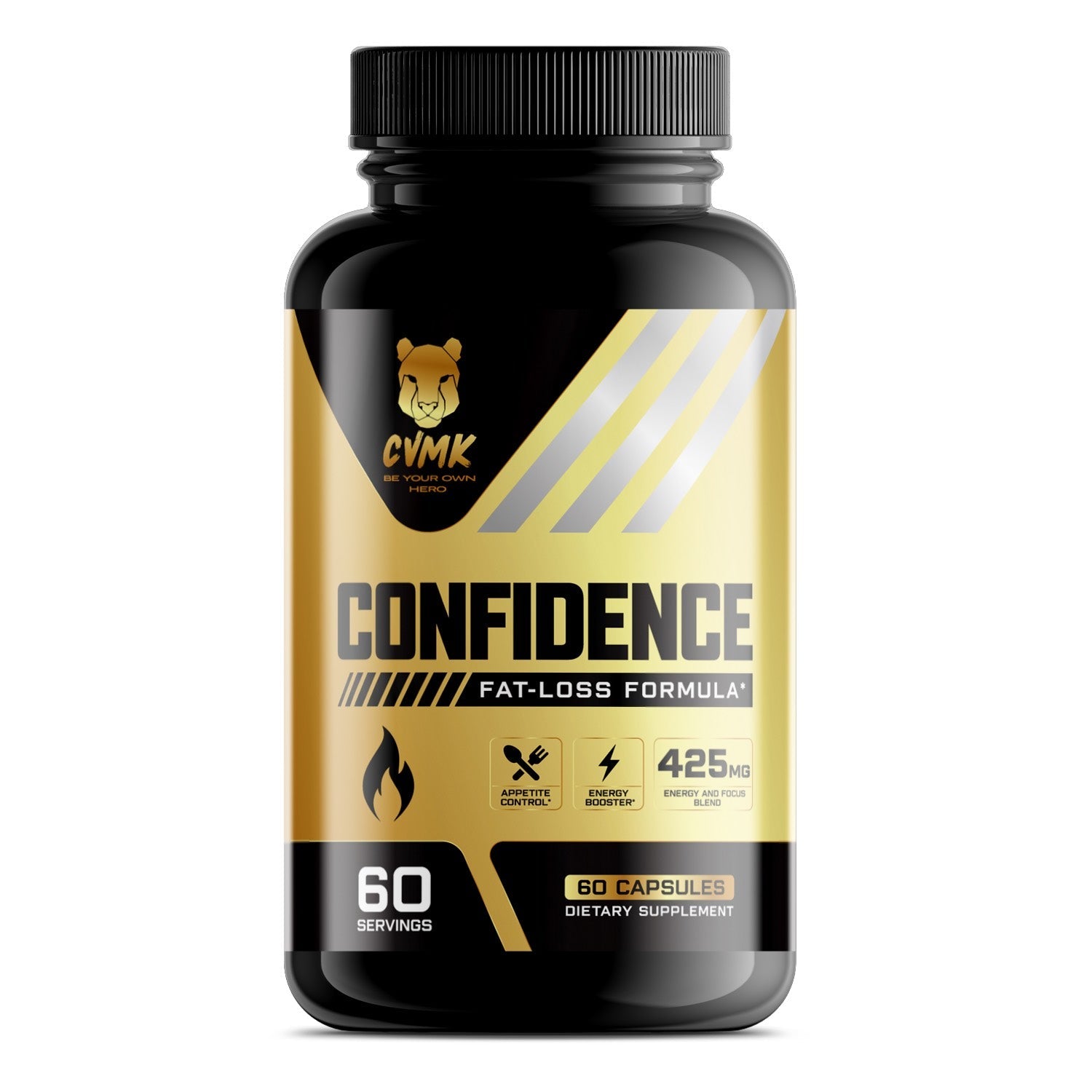 CVMK CONFIDENCE Fat-Loss Formula - 60 Capsules