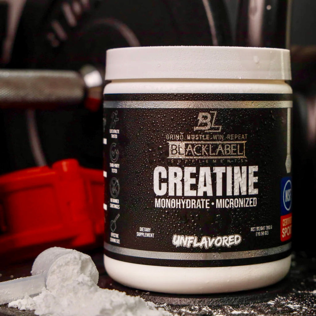BLACKLABEL Micronized Creatine Monohydrate Powder - Unflavored
