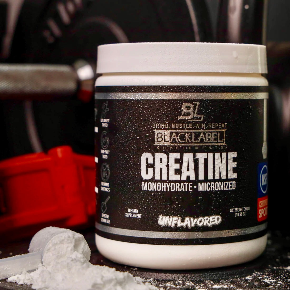 BLACKLABEL Micronized Creatine Monohydrate Powder - Unflavored