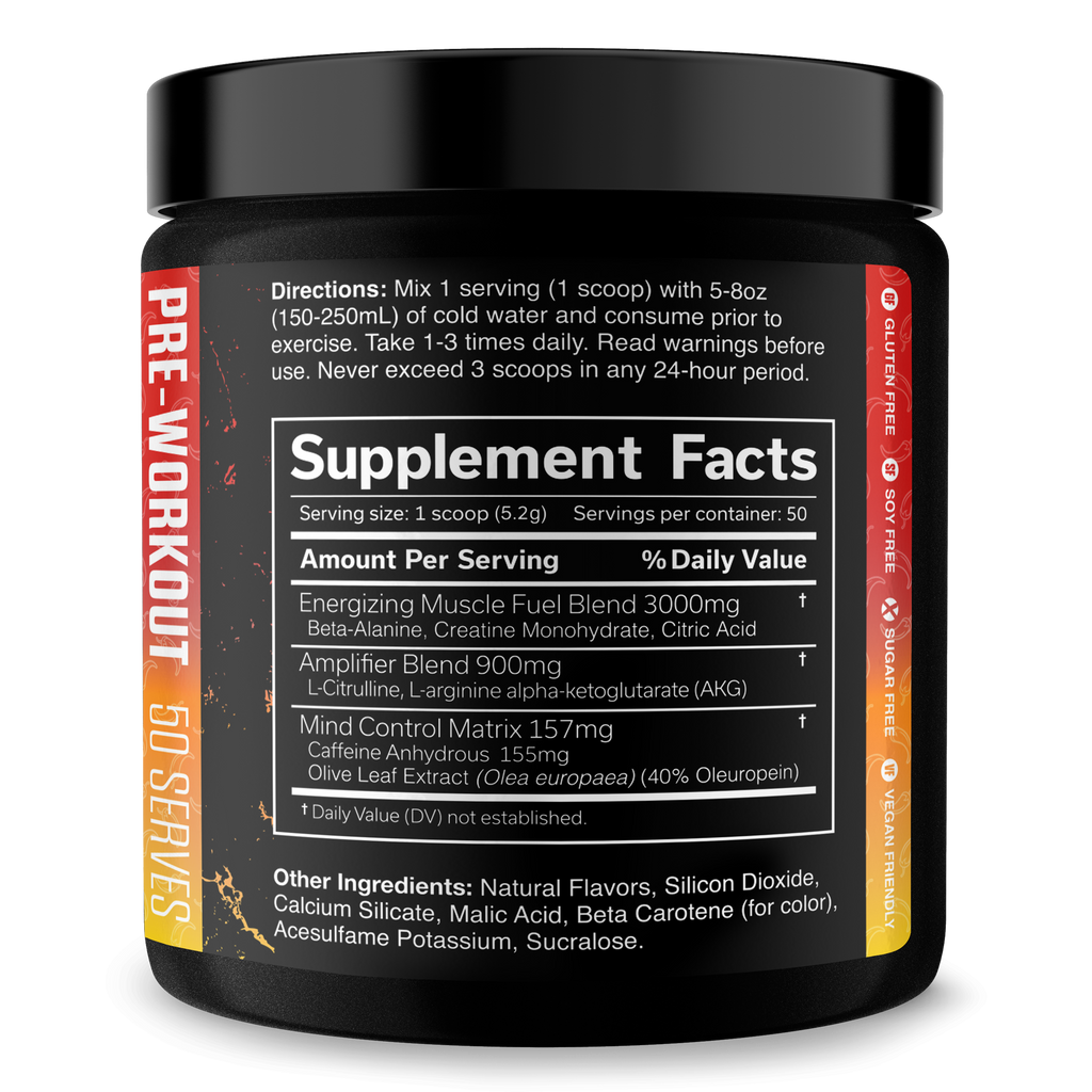 THE CURSE! High-Stim Pre-Workout - 17 Flavors
