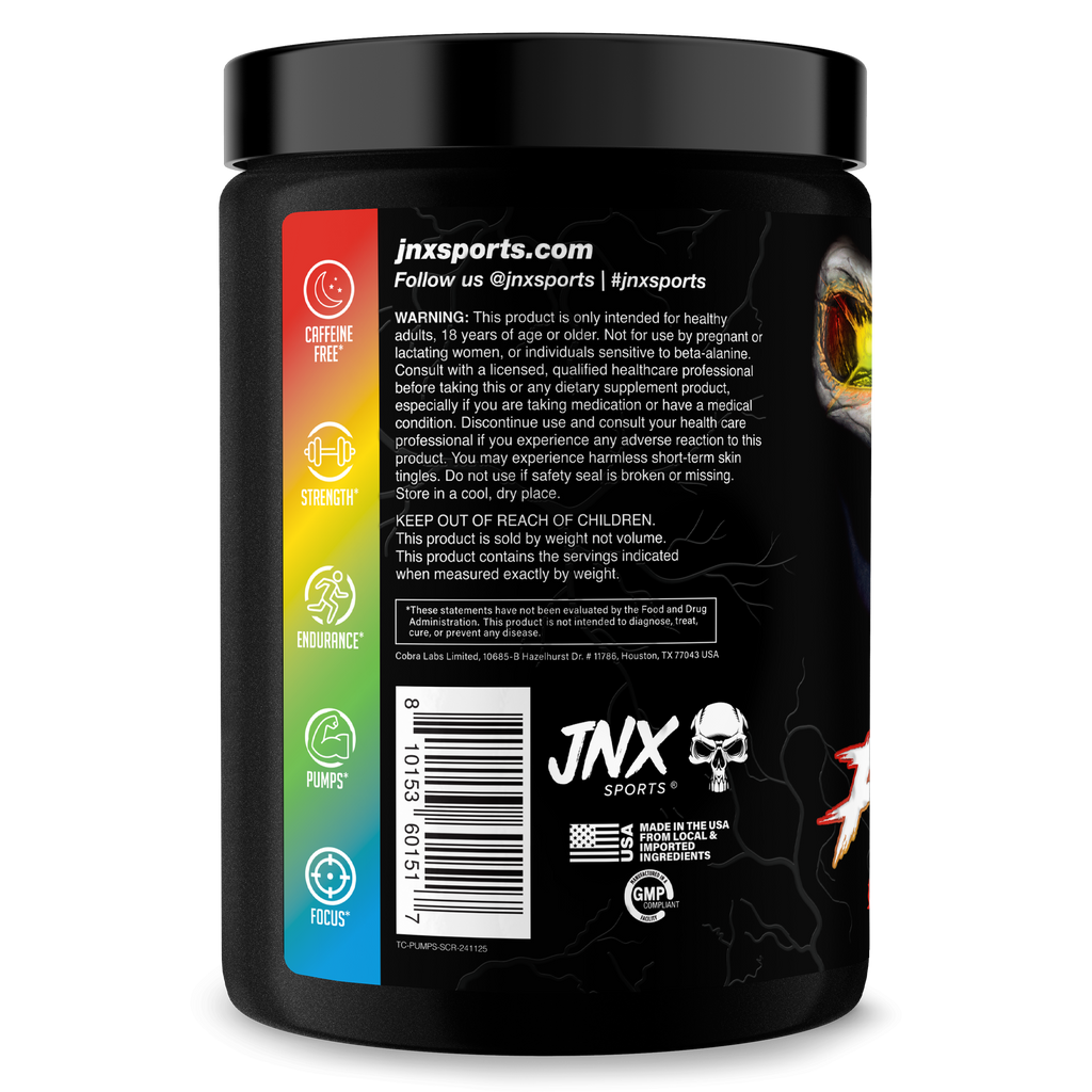 THE CURSE! Stim-Free Pump - 3 Flavors