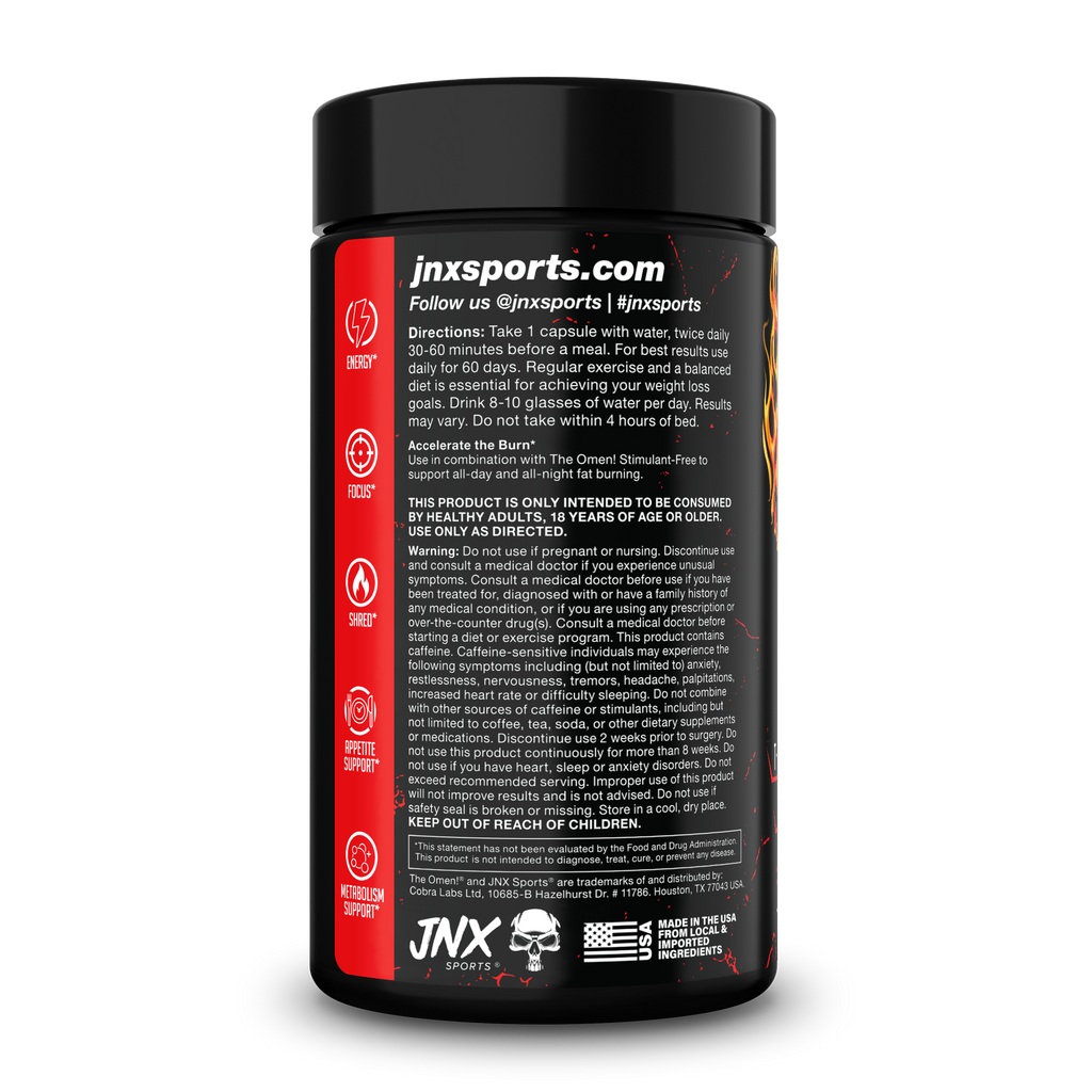 THE OMEN! Fat Burner - 60 Capsules