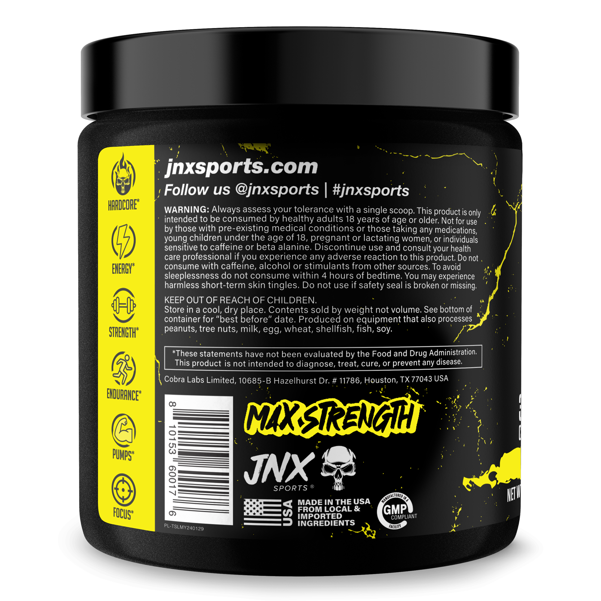 THE SHADOW! High-Stim Pre-Workout - 7 Flavors