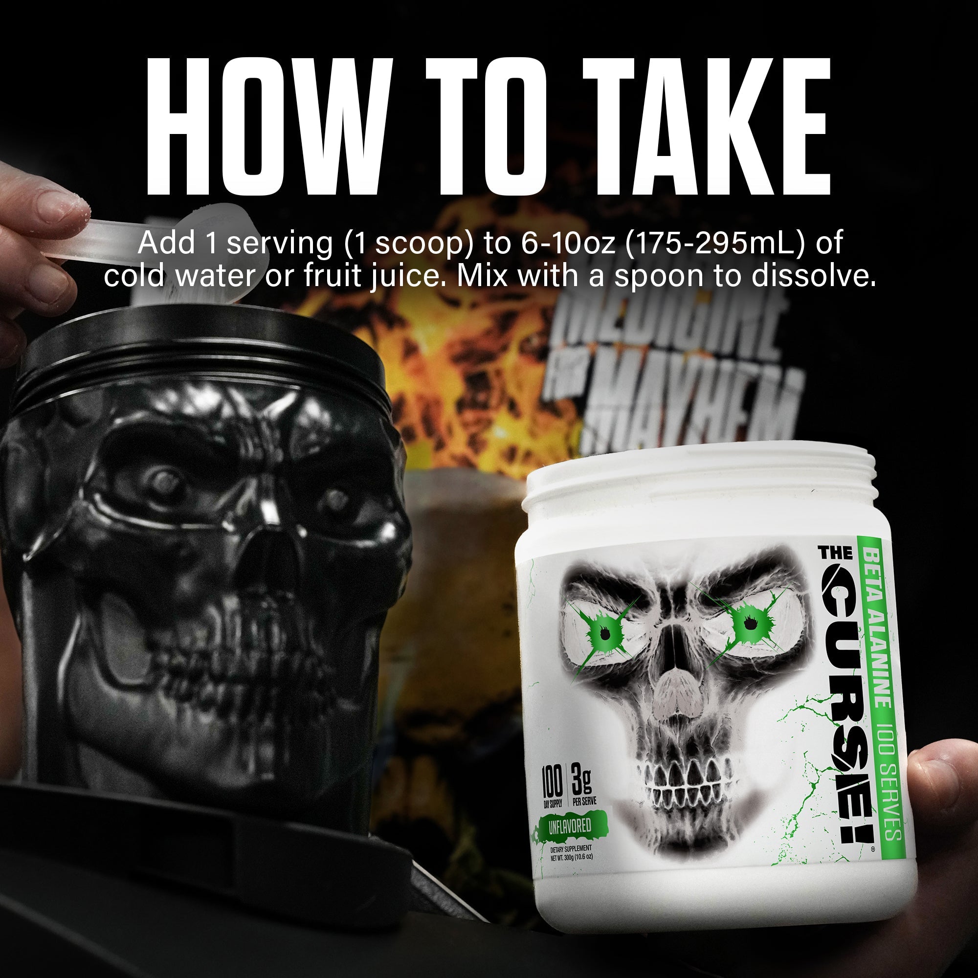 THE CURSE! Beta Alanine Powder - Unflavored