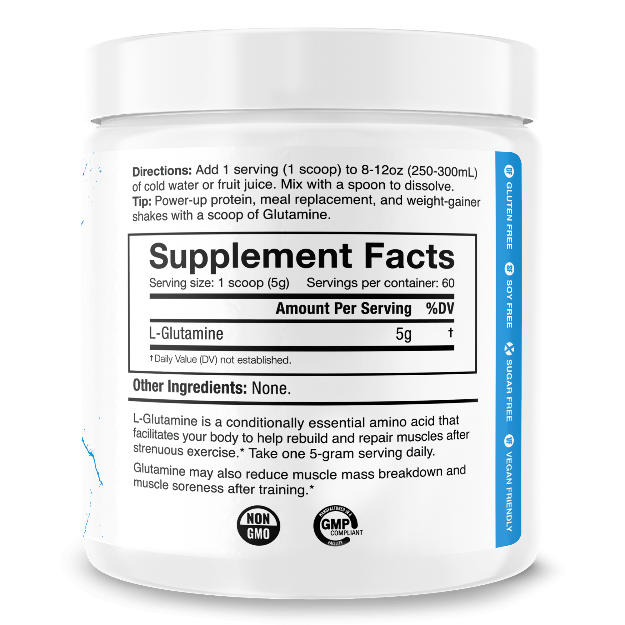 THE CURSE! Micronized Glutamine Powder - Unflavored