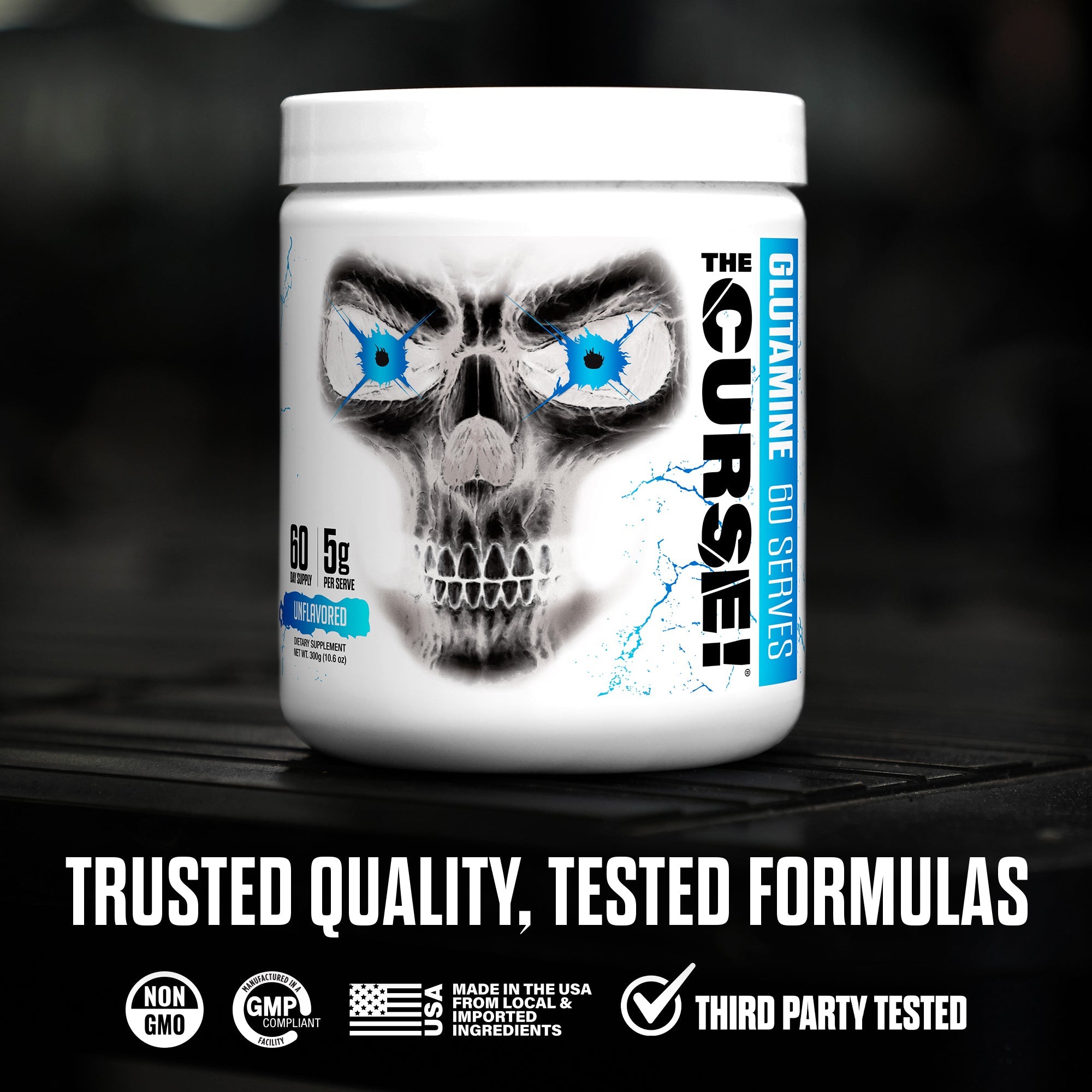 THE CURSE! Micronized Glutamine Powder - Unflavored