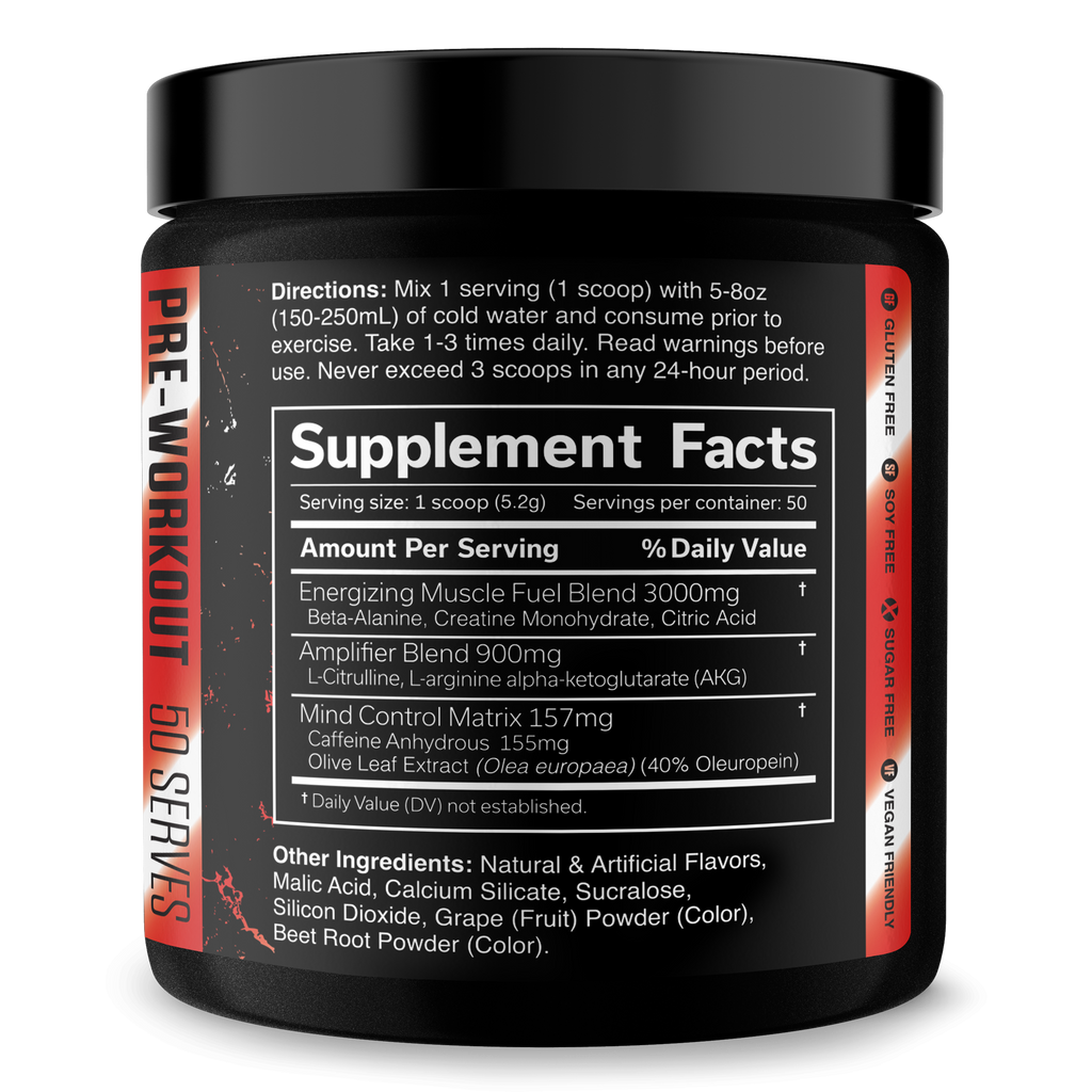 THE CURSE! High-Stim Pre-Workout - 17 Flavors