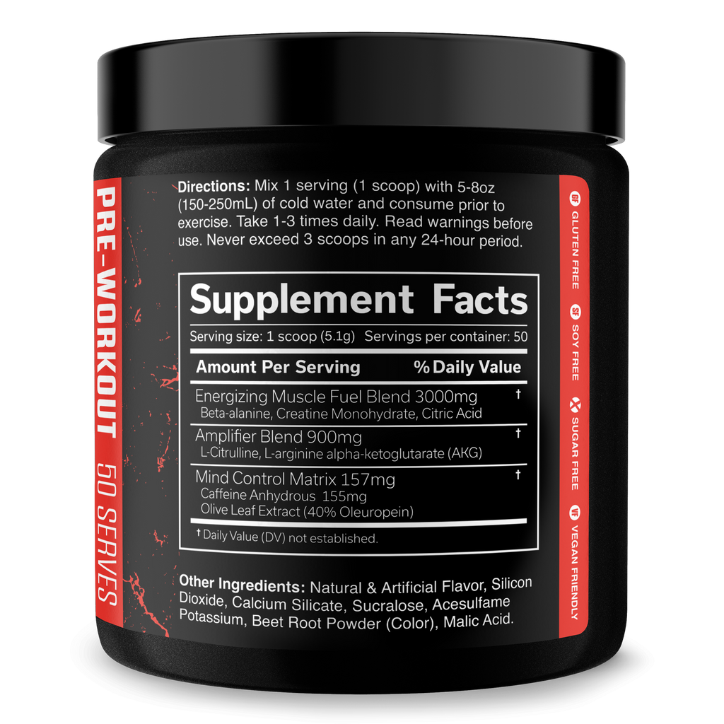 THE CURSE! High-Stim Pre-Workout - 17 Flavors