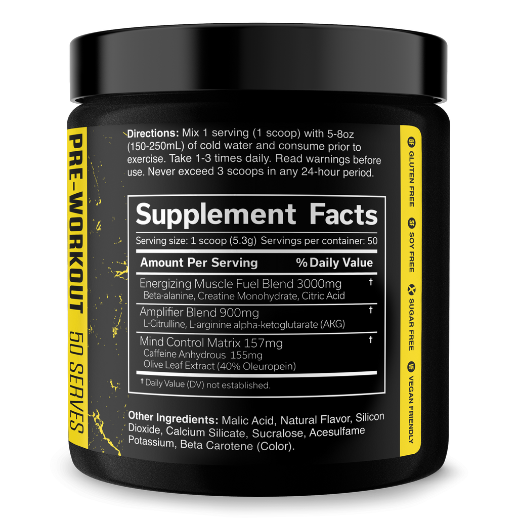 THE CURSE! High-Stim Pre-Workout - 17 Flavors