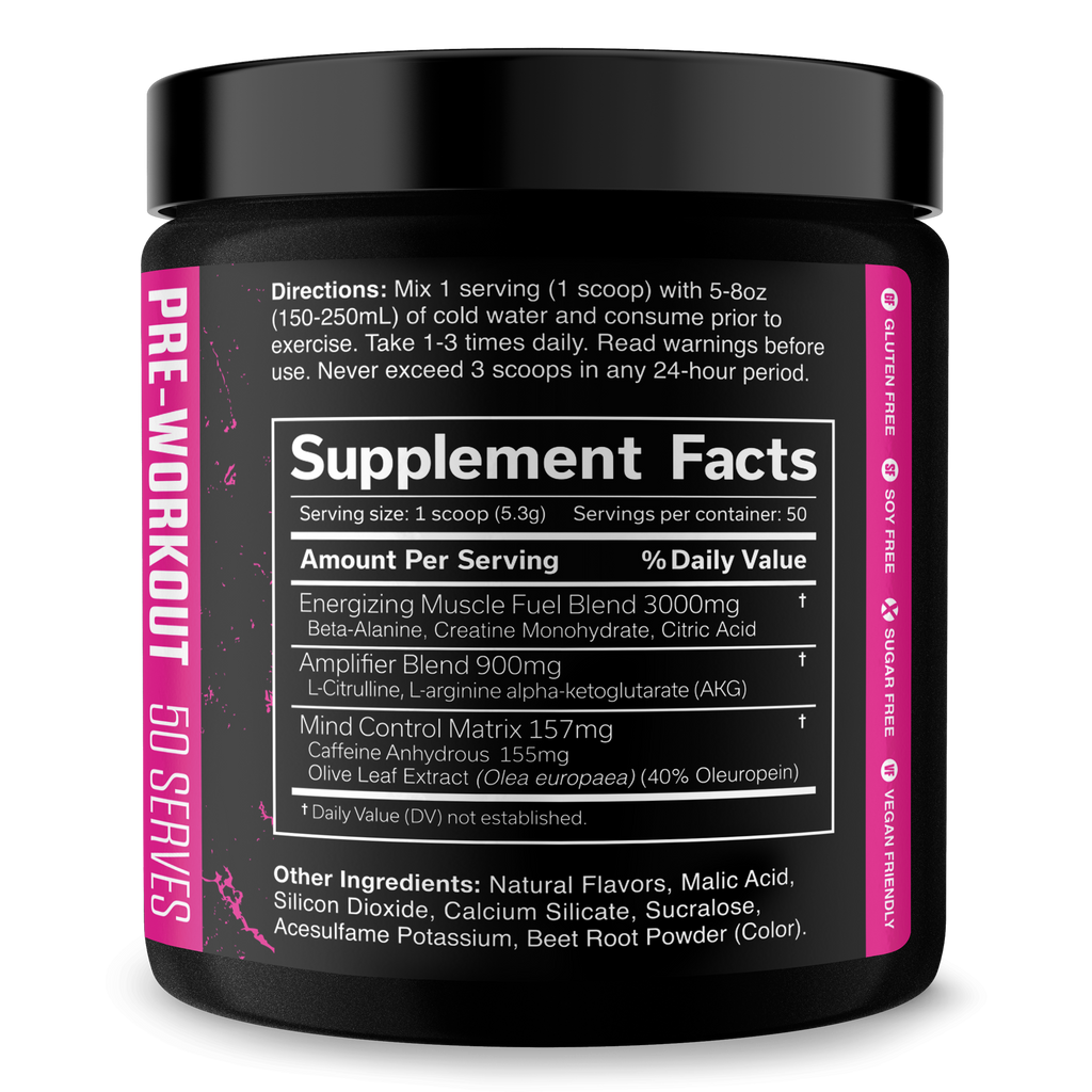 THE CURSE! High-Stim Pre-Workout - 17 Flavors
