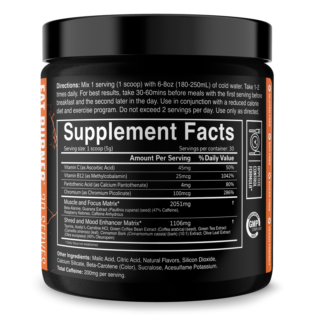 THE RIPPER! Fat Burner Powder - 11 Flavors