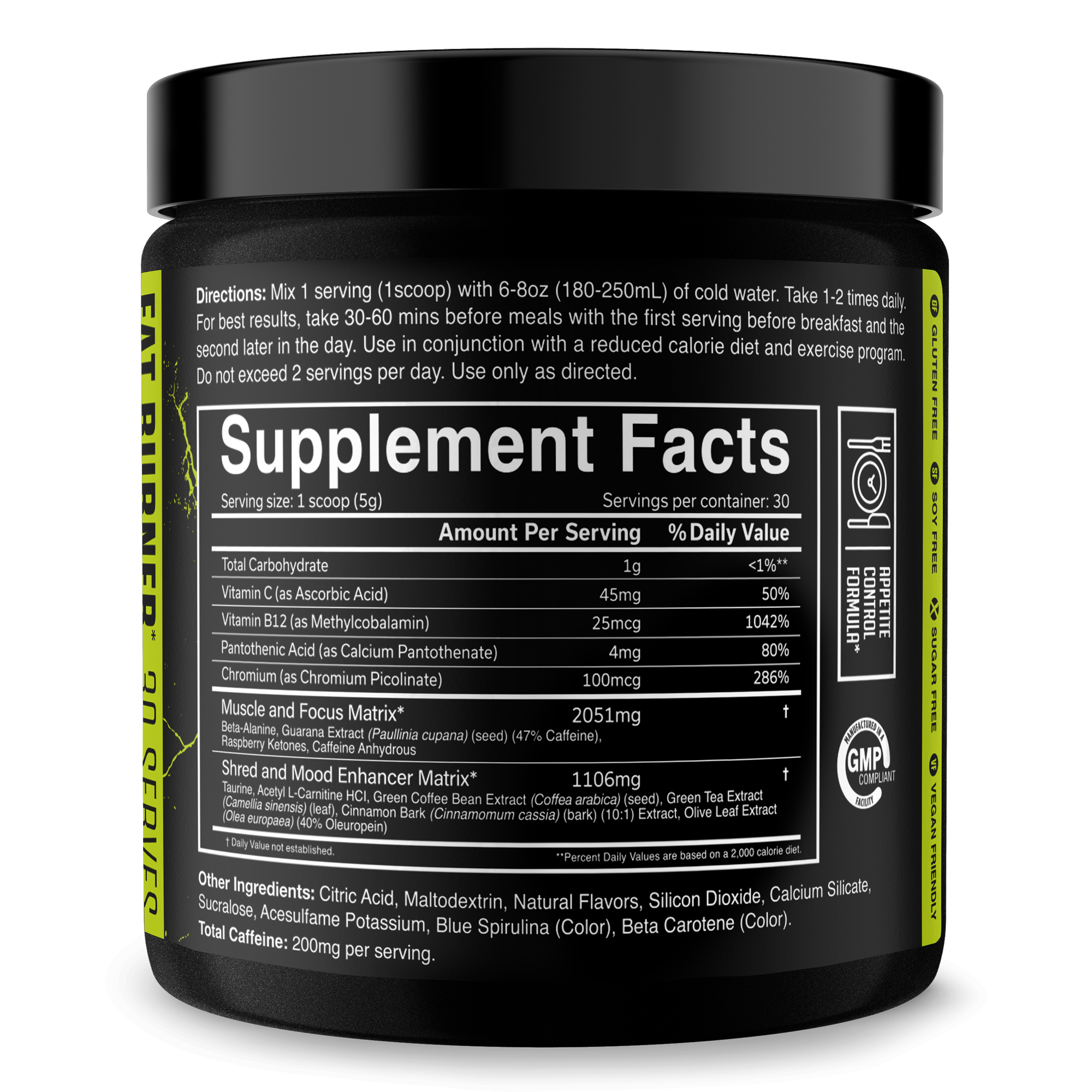 THE RIPPER! Fat Burner Powder - 11 Flavors