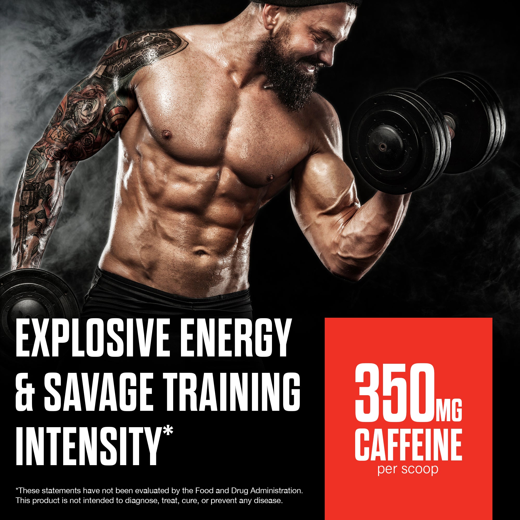 THE SHADOW! High-Stim Pre-Workout - 7 Flavors
