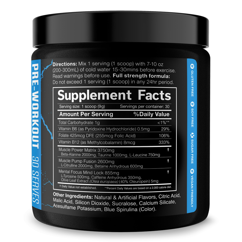 THE SHADOW! High-Stim Pre-Workout - 7 Flavors