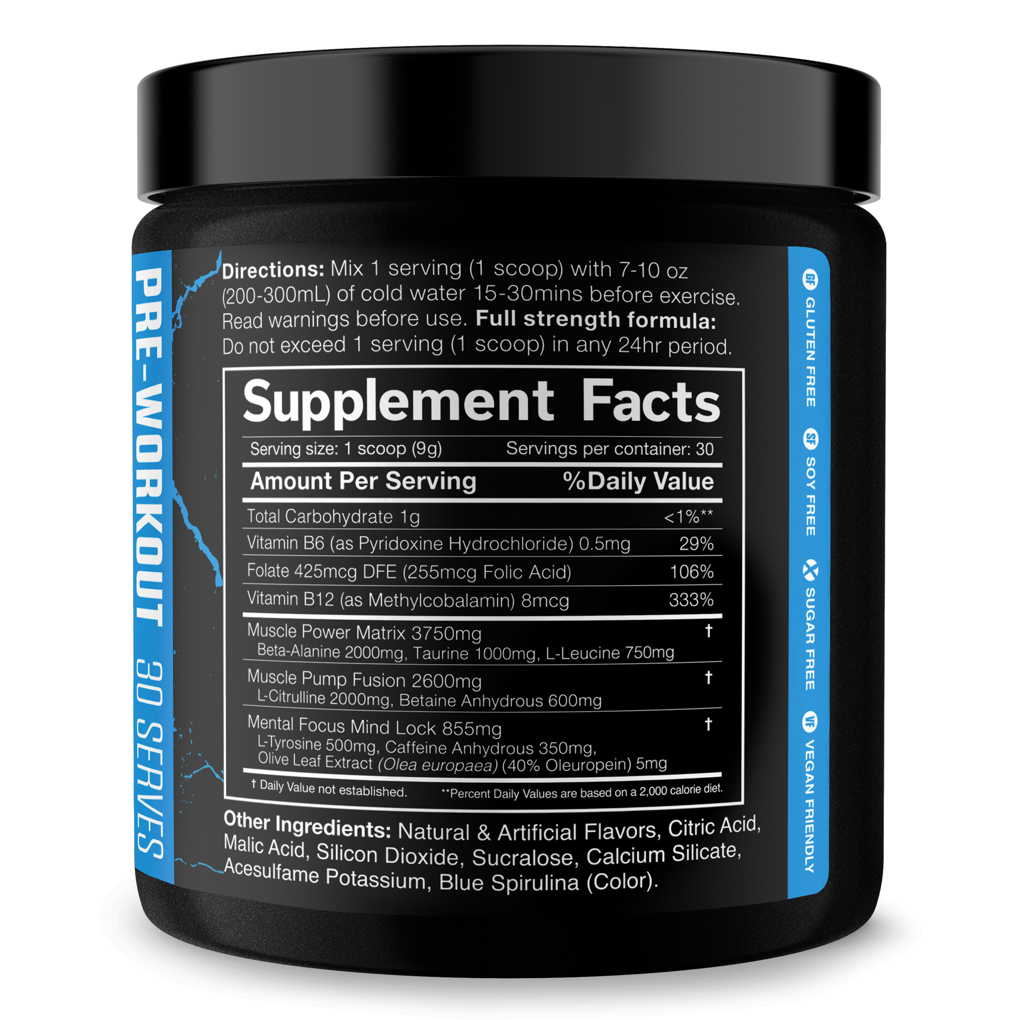 THE SHADOW! High-Stim Pre-Workout - 7 Flavors