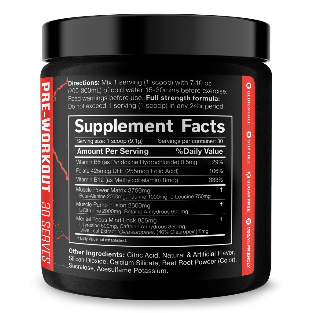 THE SHADOW! High-Stim Pre-Workout - 7 Flavors
