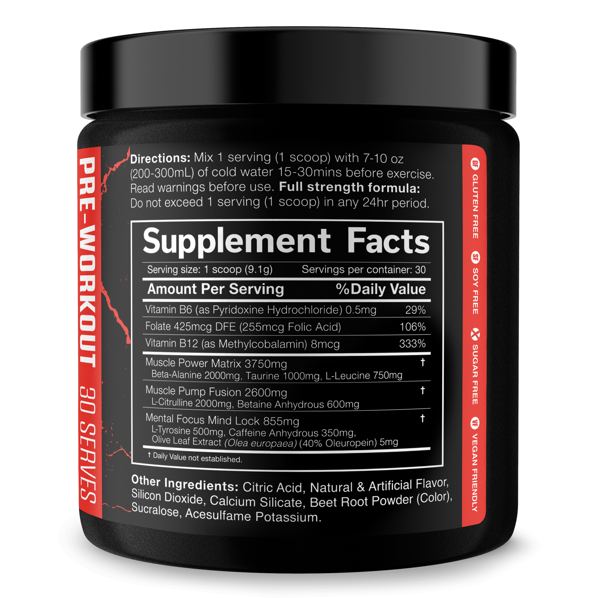 THE SHADOW! High-Stim Pre-Workout - 7 Flavors