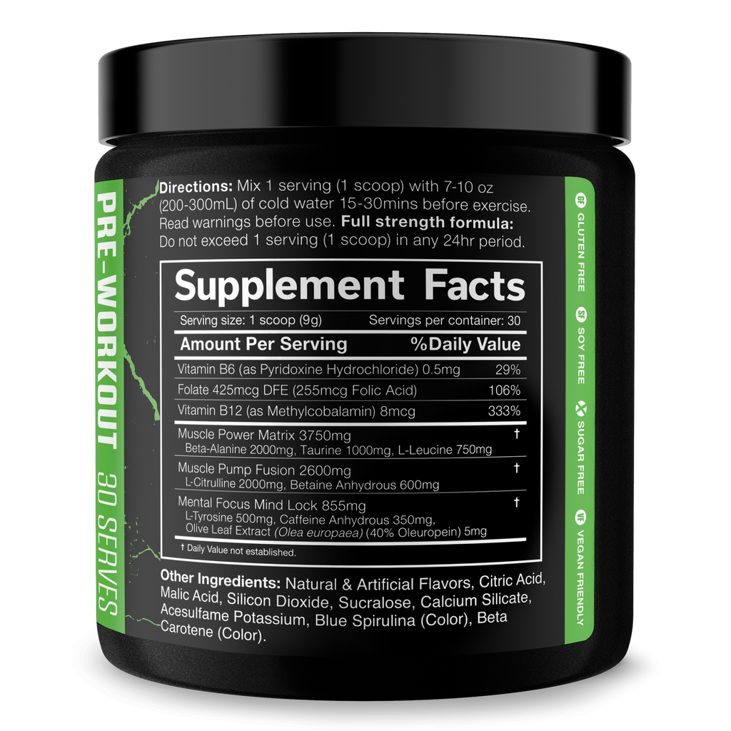 THE SHADOW! High-Stim Pre-Workout - 7 Flavors