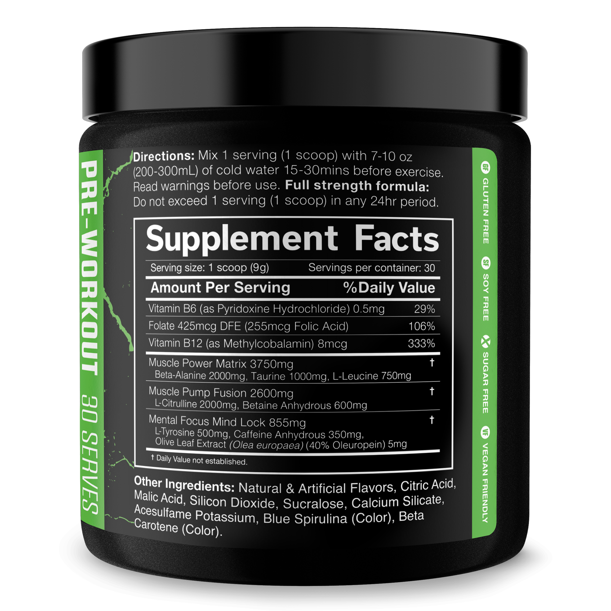 THE SHADOW! High-Stim Pre-Workout - 7 Flavors
