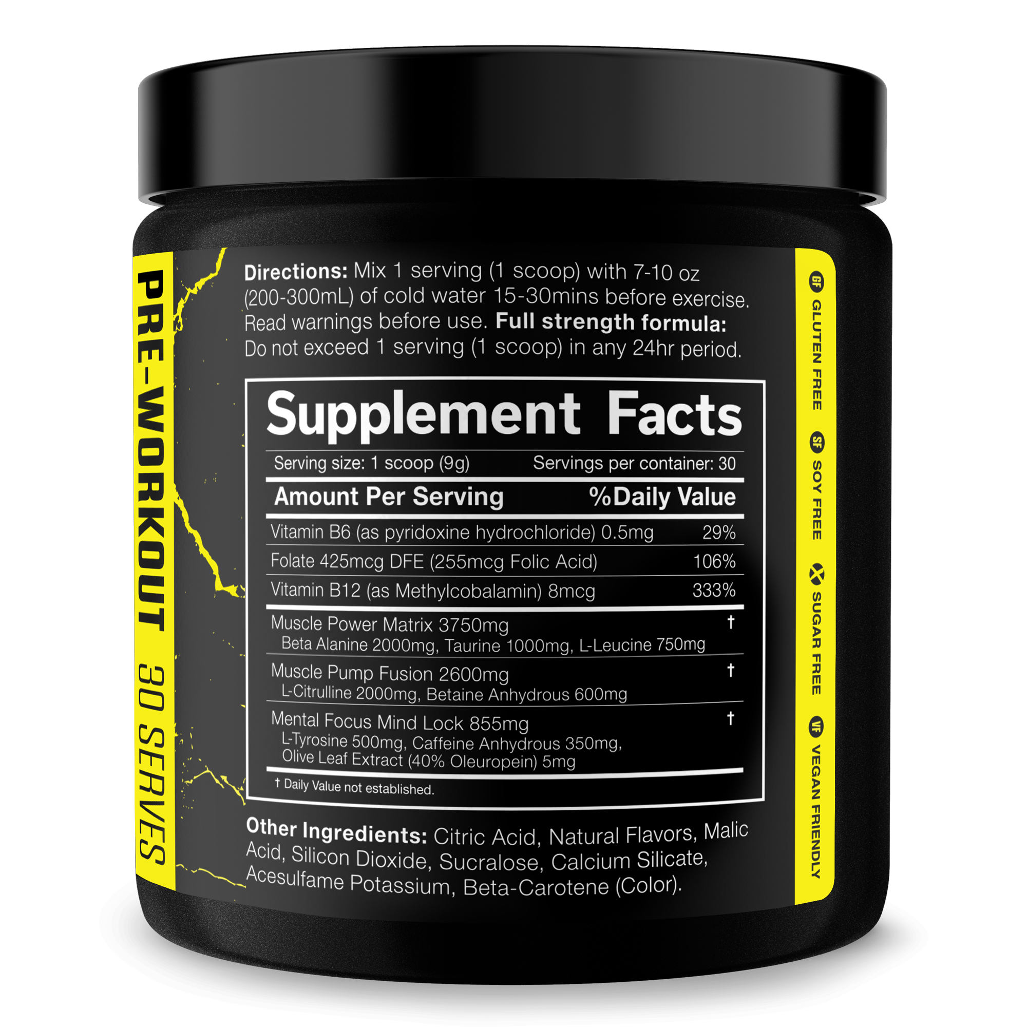 THE SHADOW! High-Stim Pre-Workout - 7 Flavors