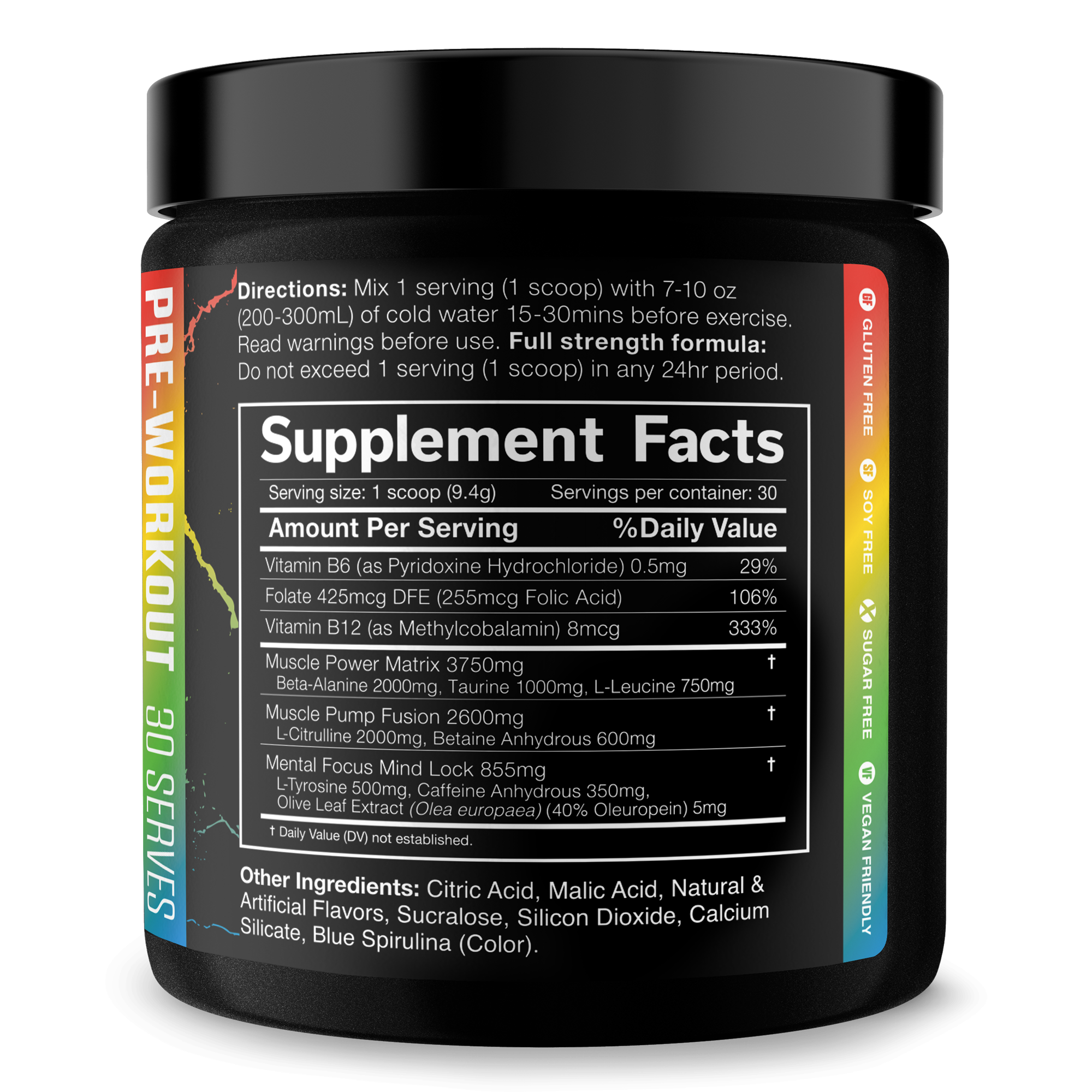 THE SHADOW! High-Stim Pre-Workout - 7 Flavors