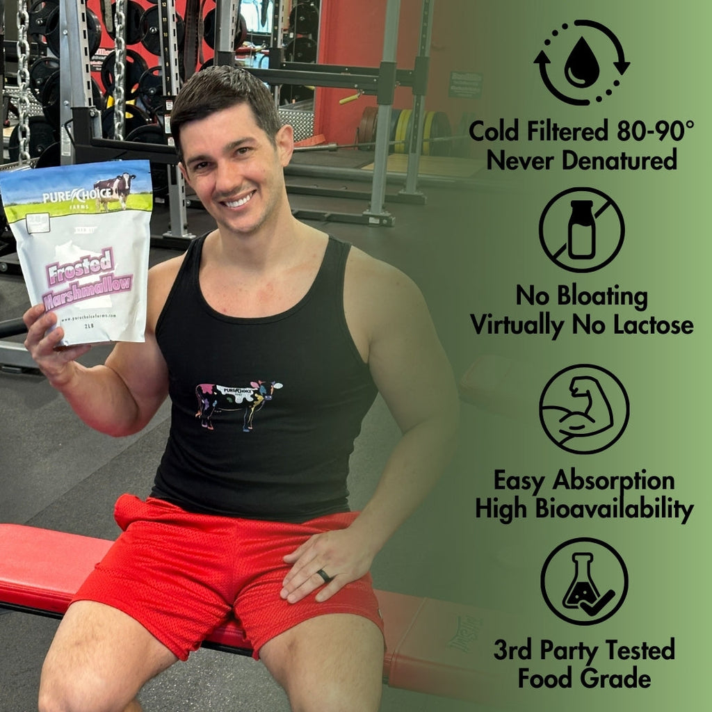 PURE CHOICE Whey Protein Isolate Powder - Frosted Marshmallow