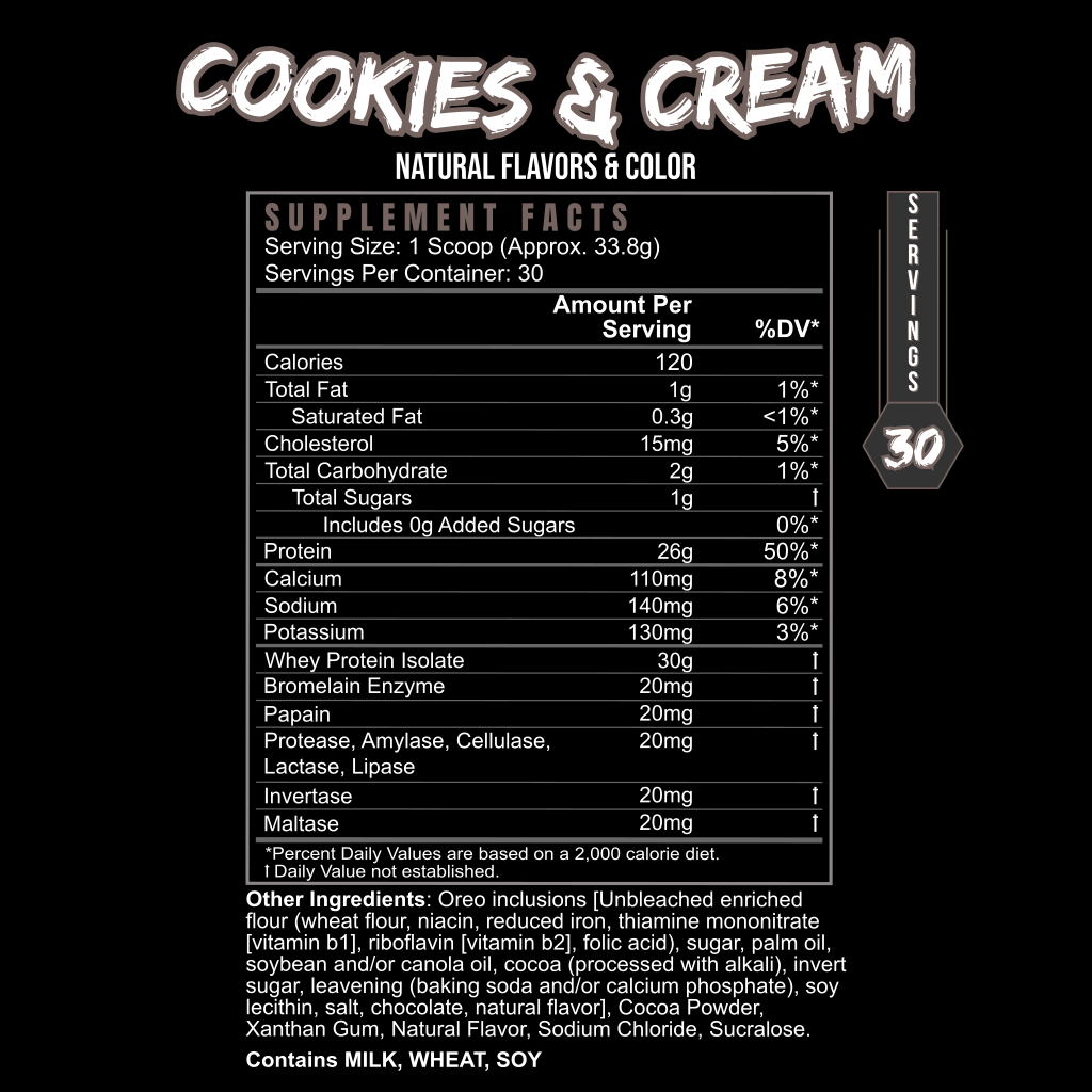 BLACKLABEL POST HUSTLE Whey Protein Isolate Powder - 4 Flavors