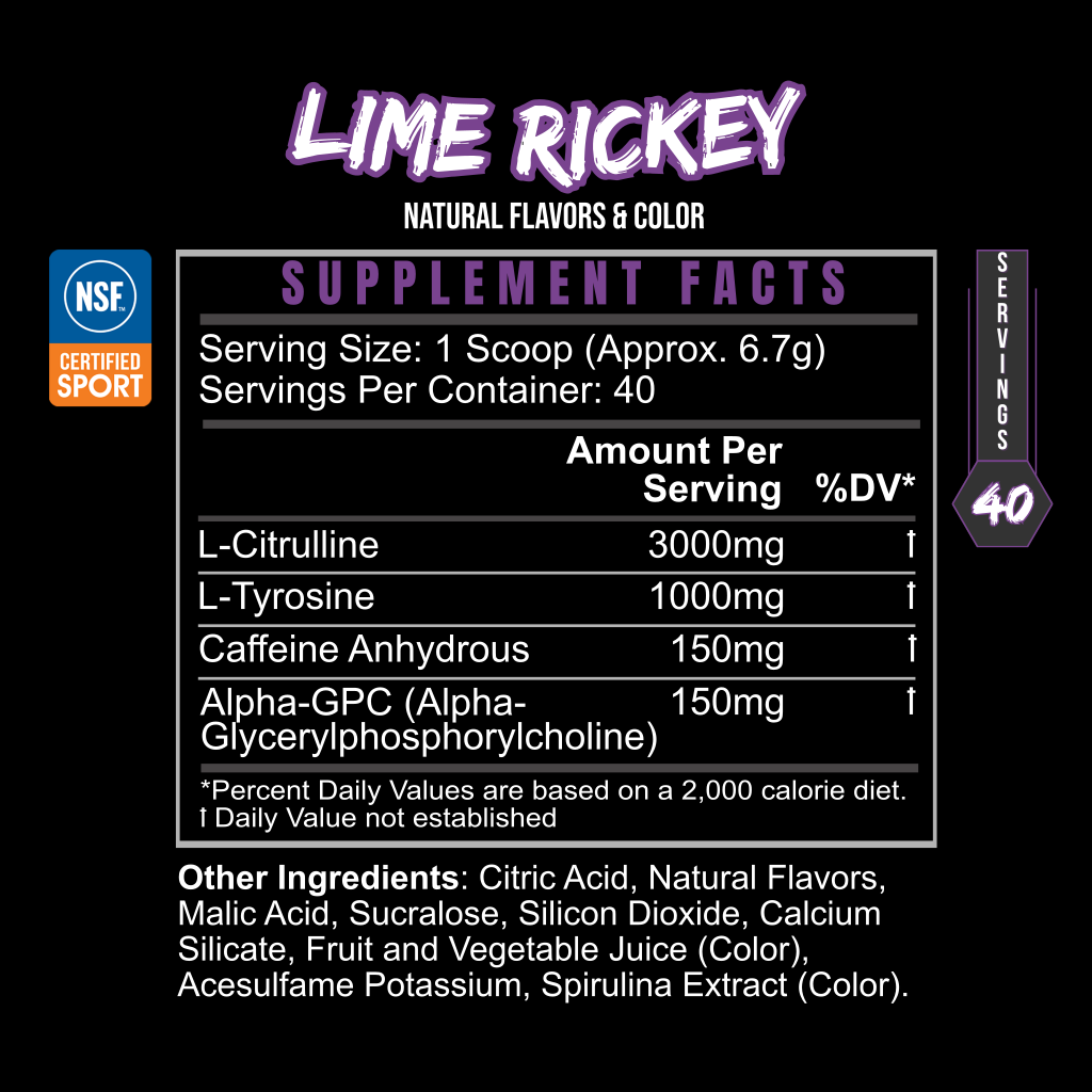 BLACKLABEL Pre Game Sport Pre-Workout - 3 Flavors