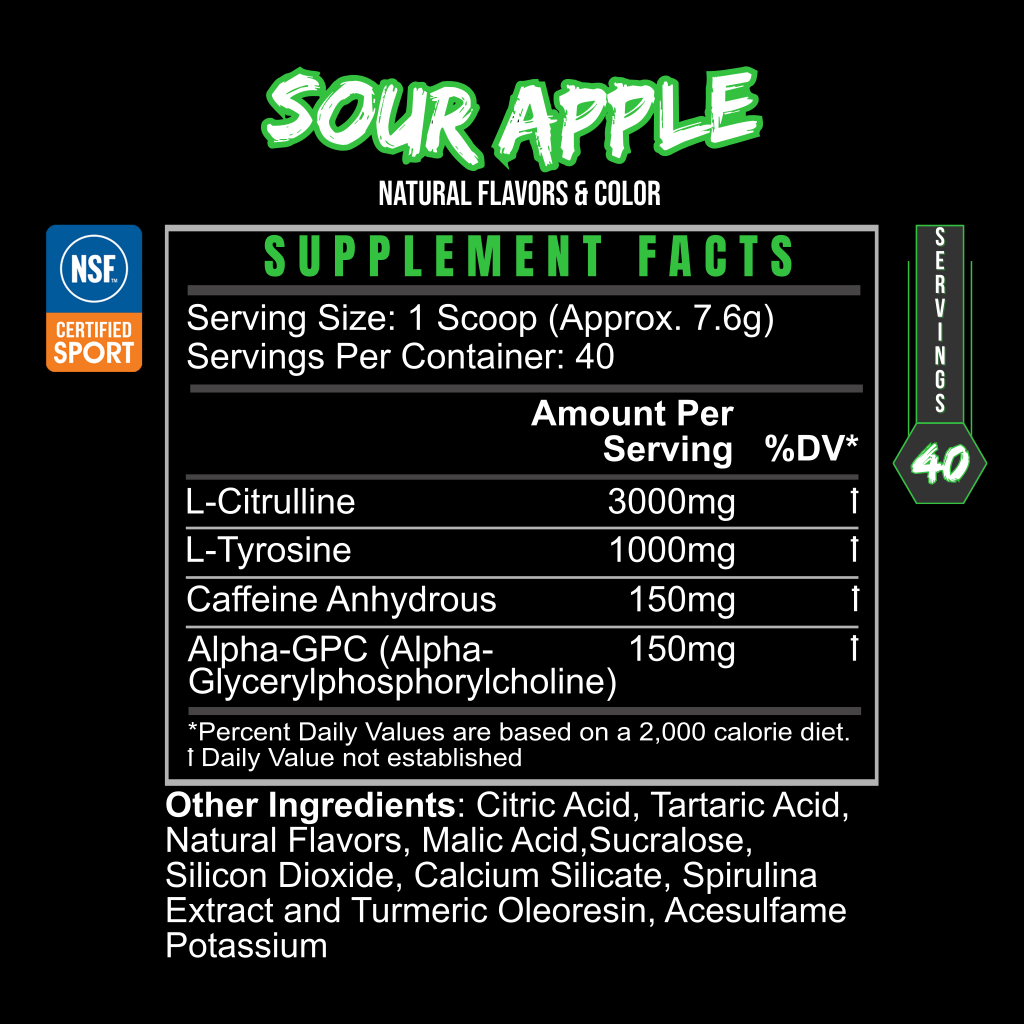 BLACKLABEL Pre Game Sport Pre-Workout - 3 Flavors