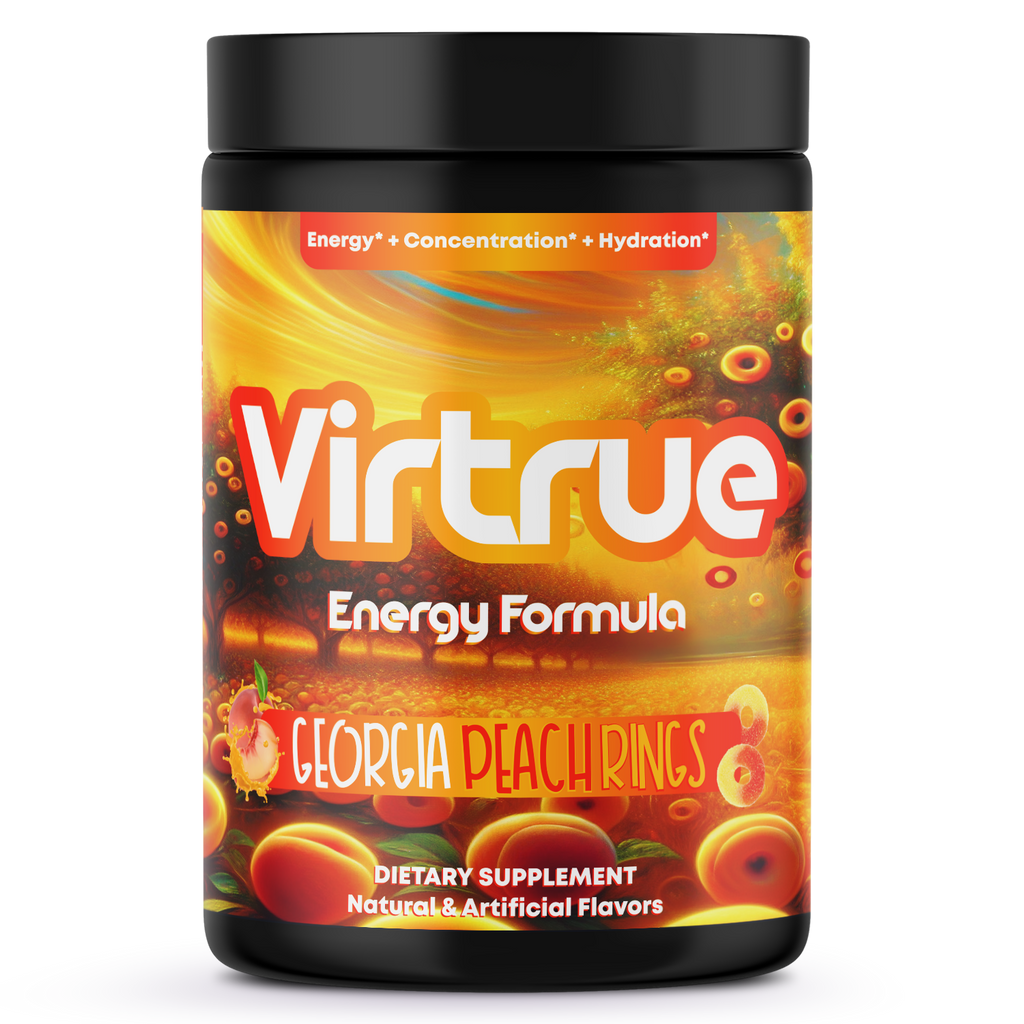 VIRTRUE Sugar-Free Pre-Workout - Georgia Peach Rings