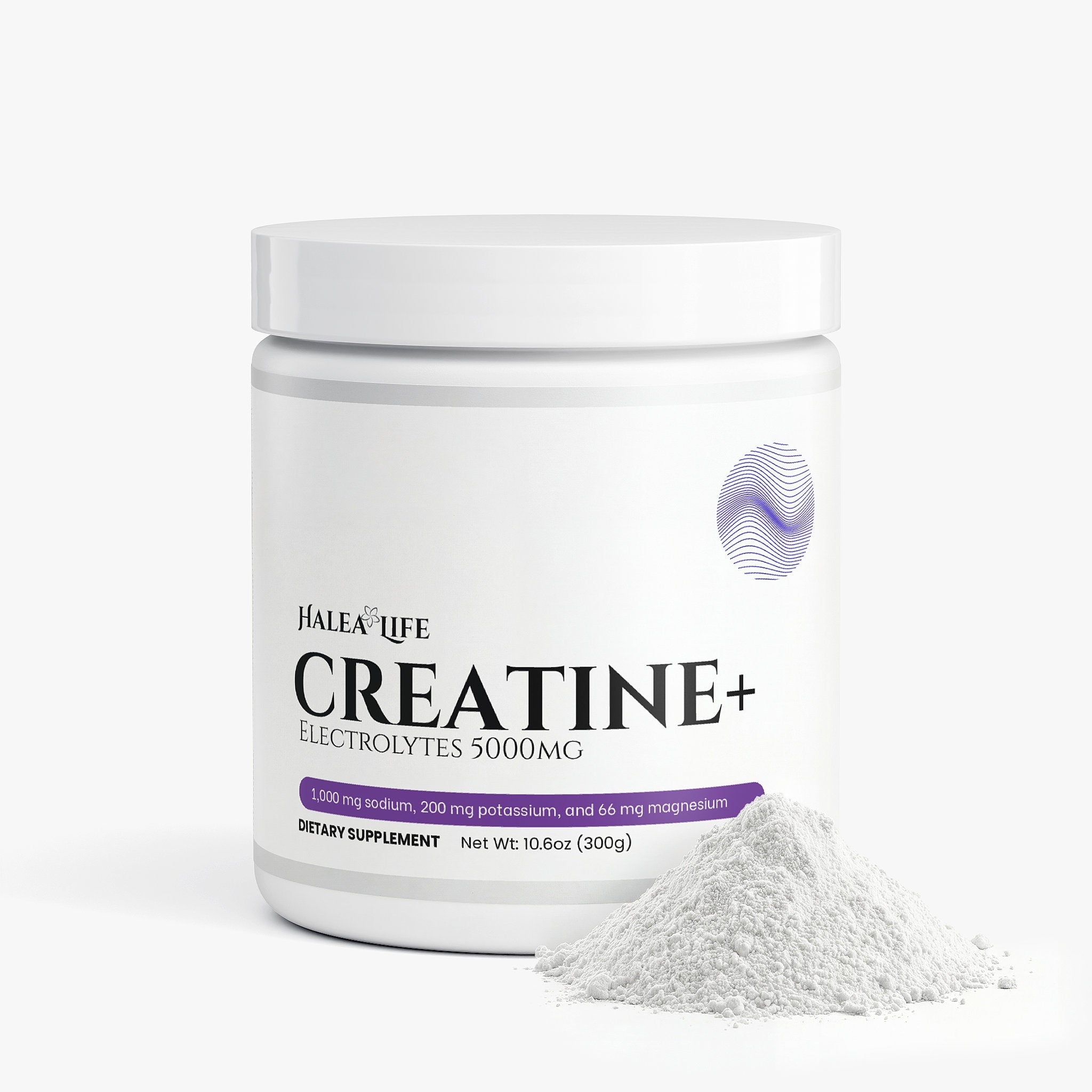 HALEA LIFE Performance Creatine + Electrolytes Powder - Unflavored