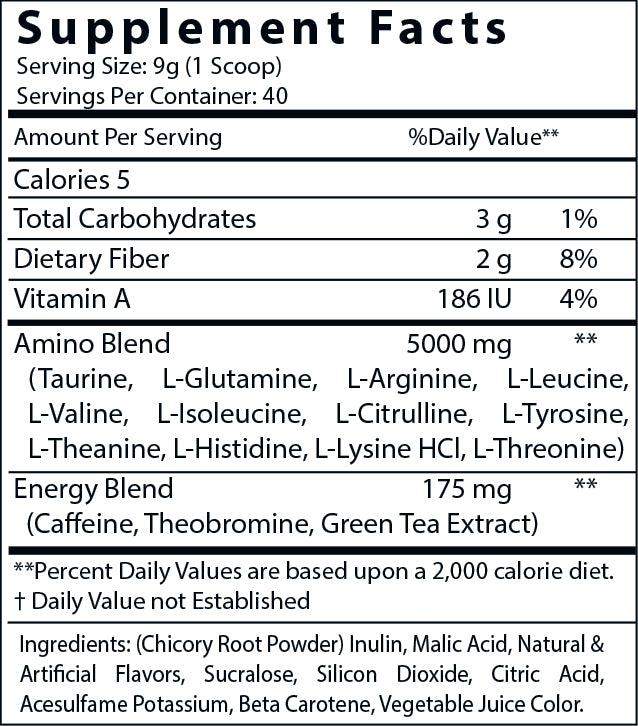 VIRTRUE Sugar-Free Pre-Workout - Peach Mango
