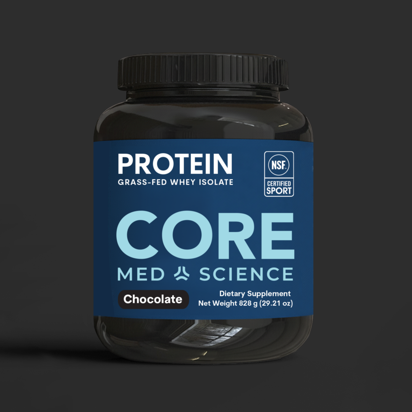 OIAM CORE Whey Protein Isolate Powder - Chocolate