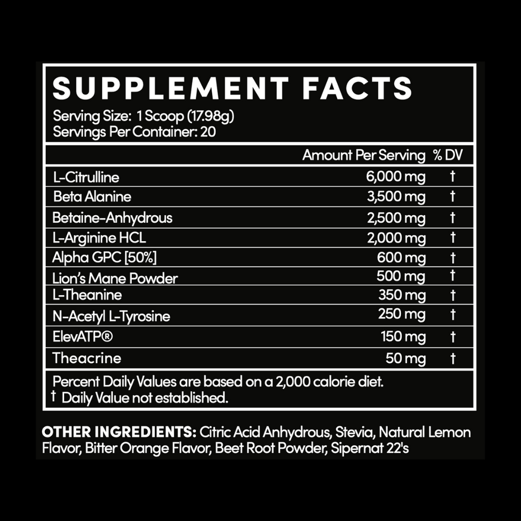 THENTIC Non-Stim Pre-Workout - Pink Lemonade